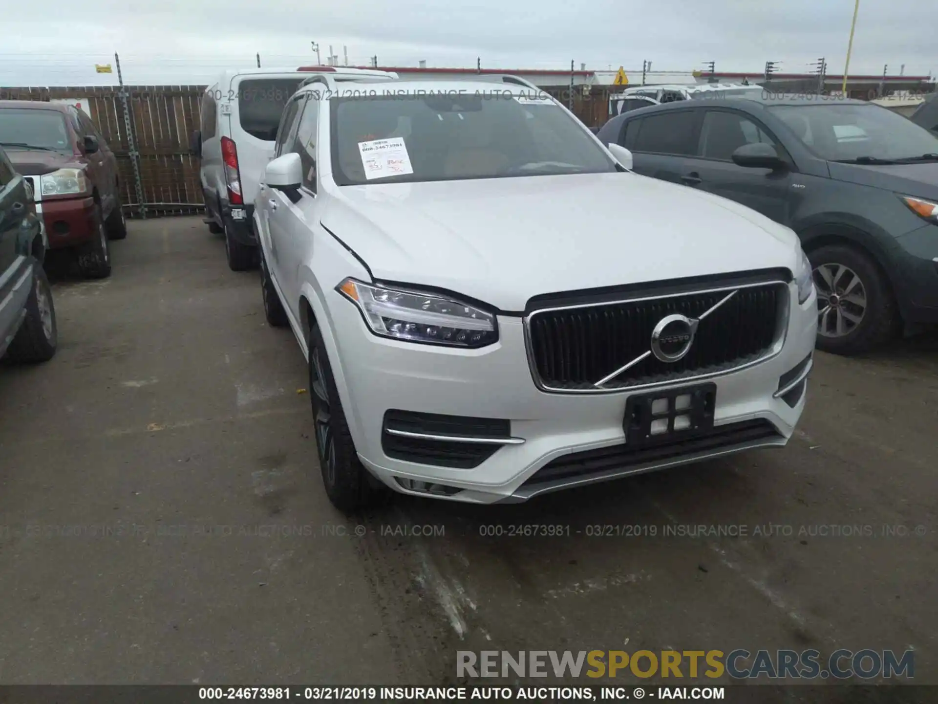 1 Photograph of a damaged car YV4A22PK7K1416980 VOLVO XC90 2019