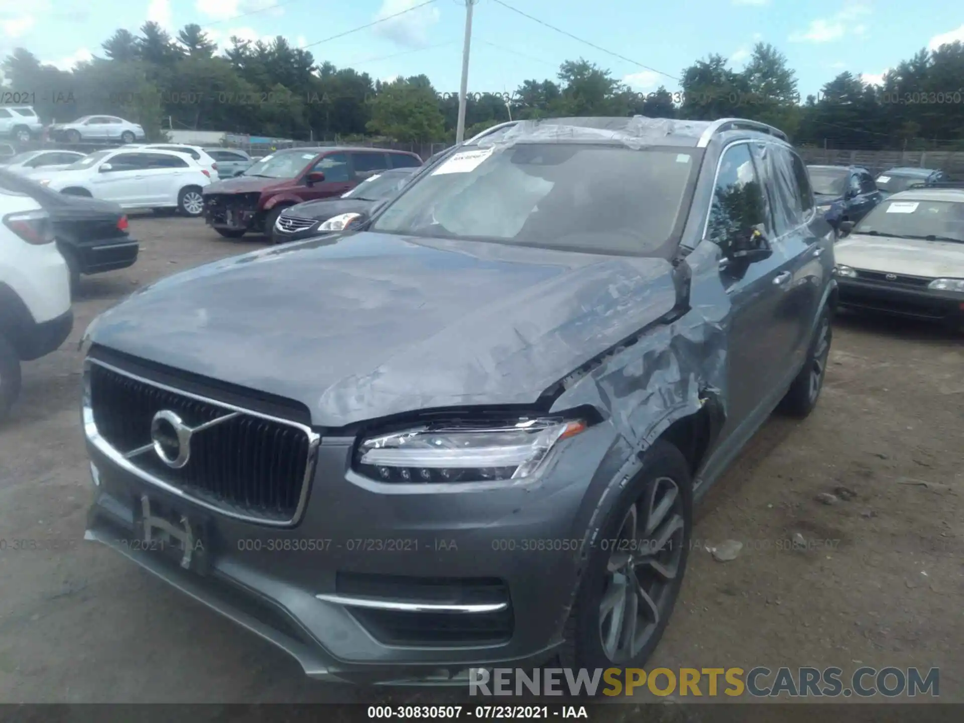 2 Фотография поврежденного автомобиля YV4A22PK8K1443329 VOLVO XC90 2019