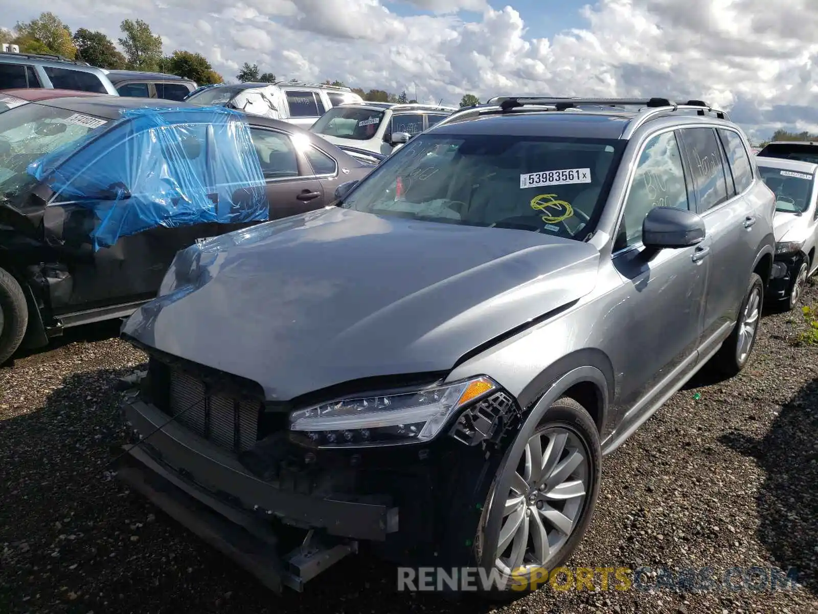 2 Photograph of a damaged car YV4A22PK9K1502386 VOLVO XC90 2019