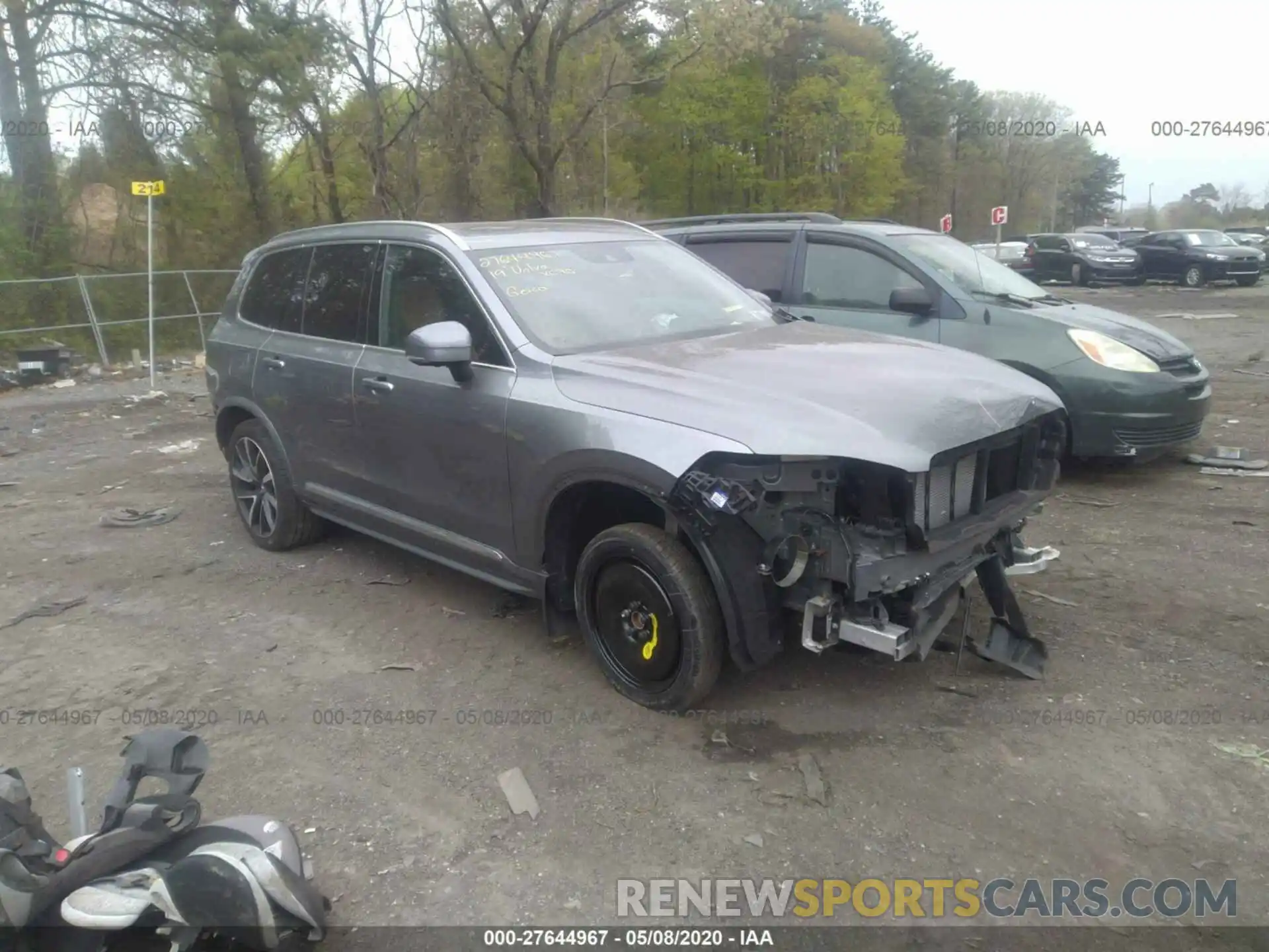 1 Photograph of a damaged car YV4A22PL0K1491447 VOLVO XC90 2019