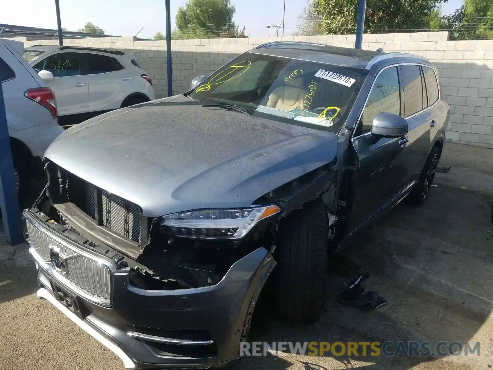 2 Photograph of a damaged car YV4A22PL2K1451841 VOLVO XC90 2019