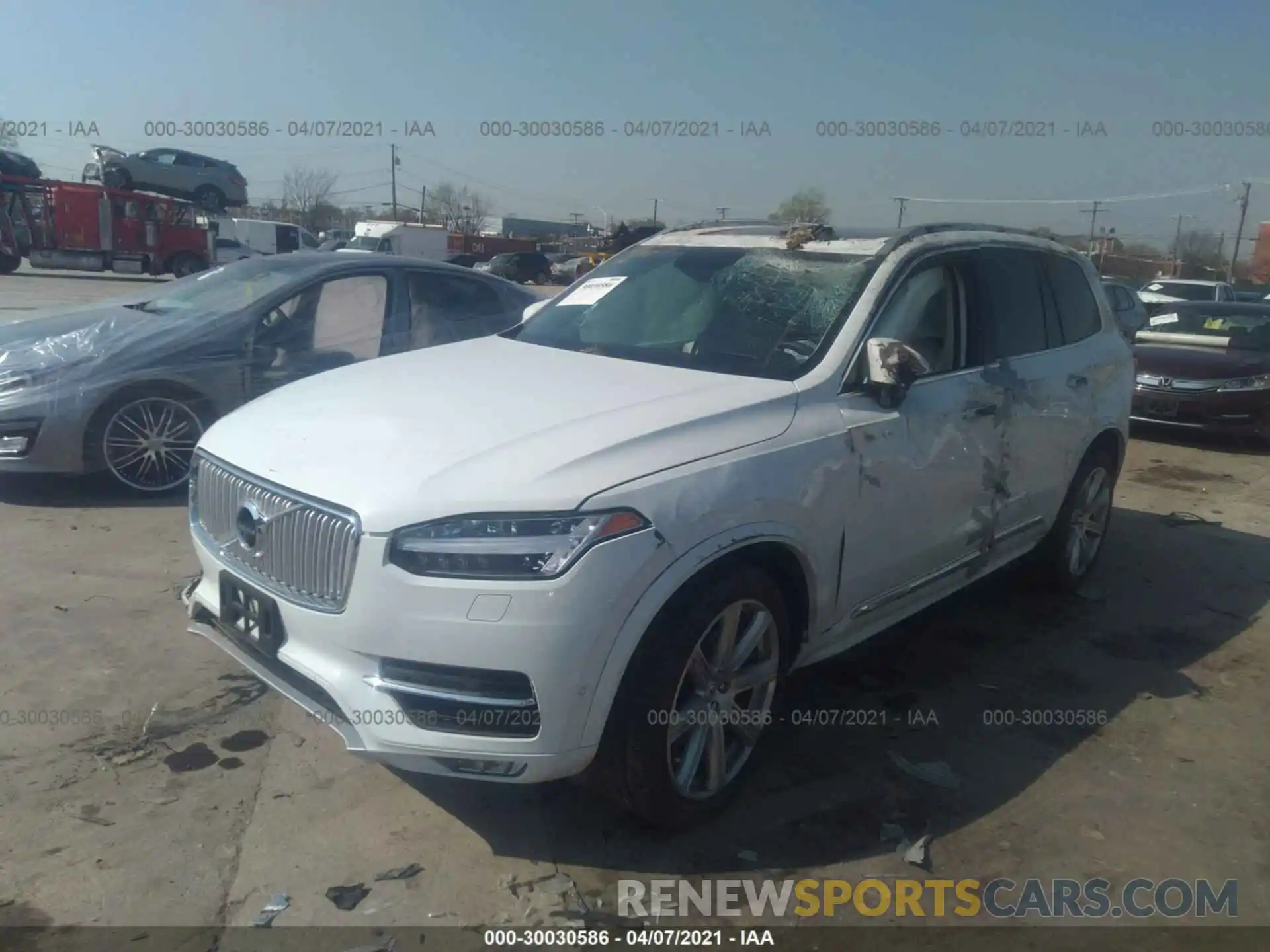 2 Photograph of a damaged car YV4A22PL2K1490722 VOLVO XC90 2019