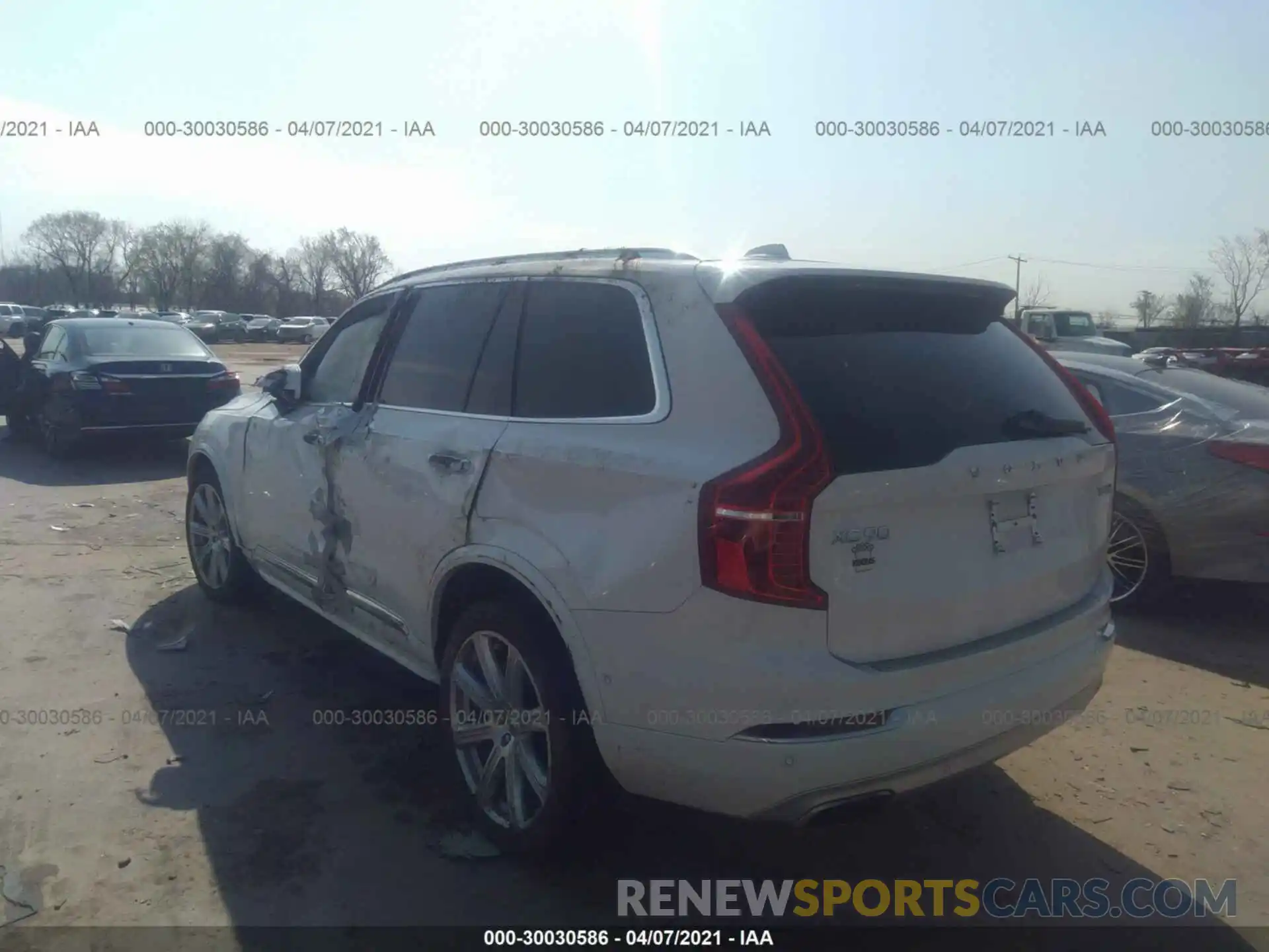 3 Photograph of a damaged car YV4A22PL2K1490722 VOLVO XC90 2019