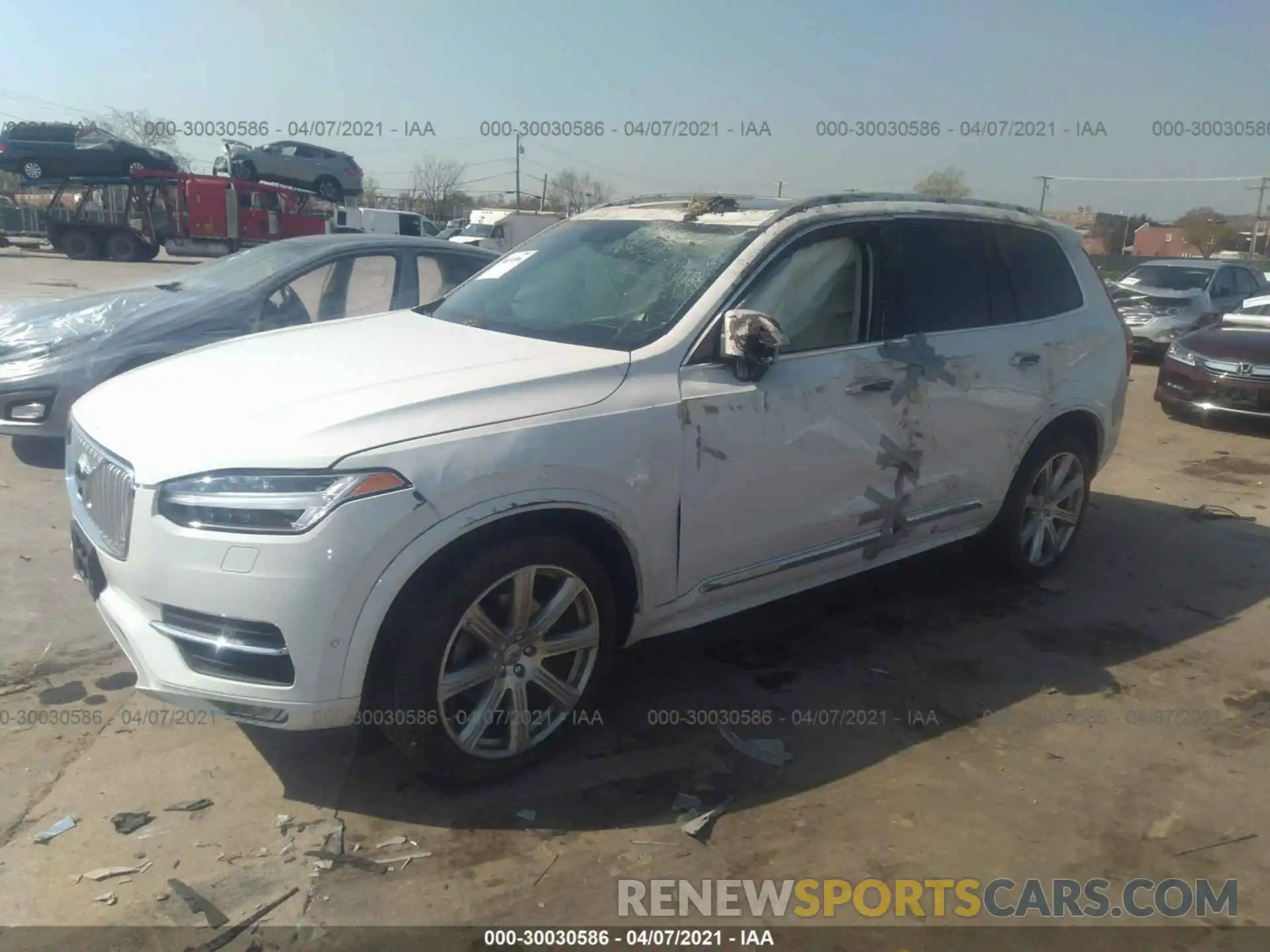 6 Photograph of a damaged car YV4A22PL2K1490722 VOLVO XC90 2019