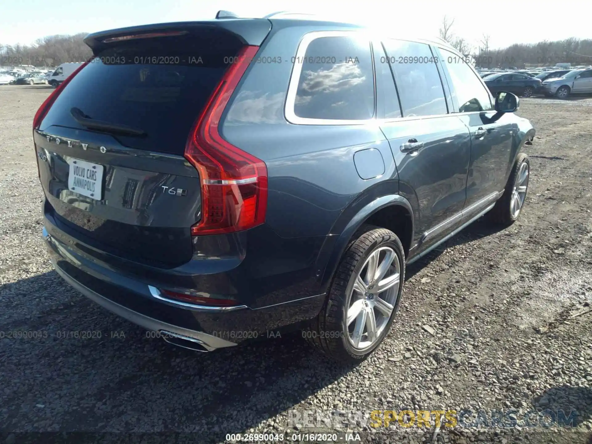 4 Фотография поврежденного автомобиля YV4A22PL6K1507649 VOLVO XC90 2019