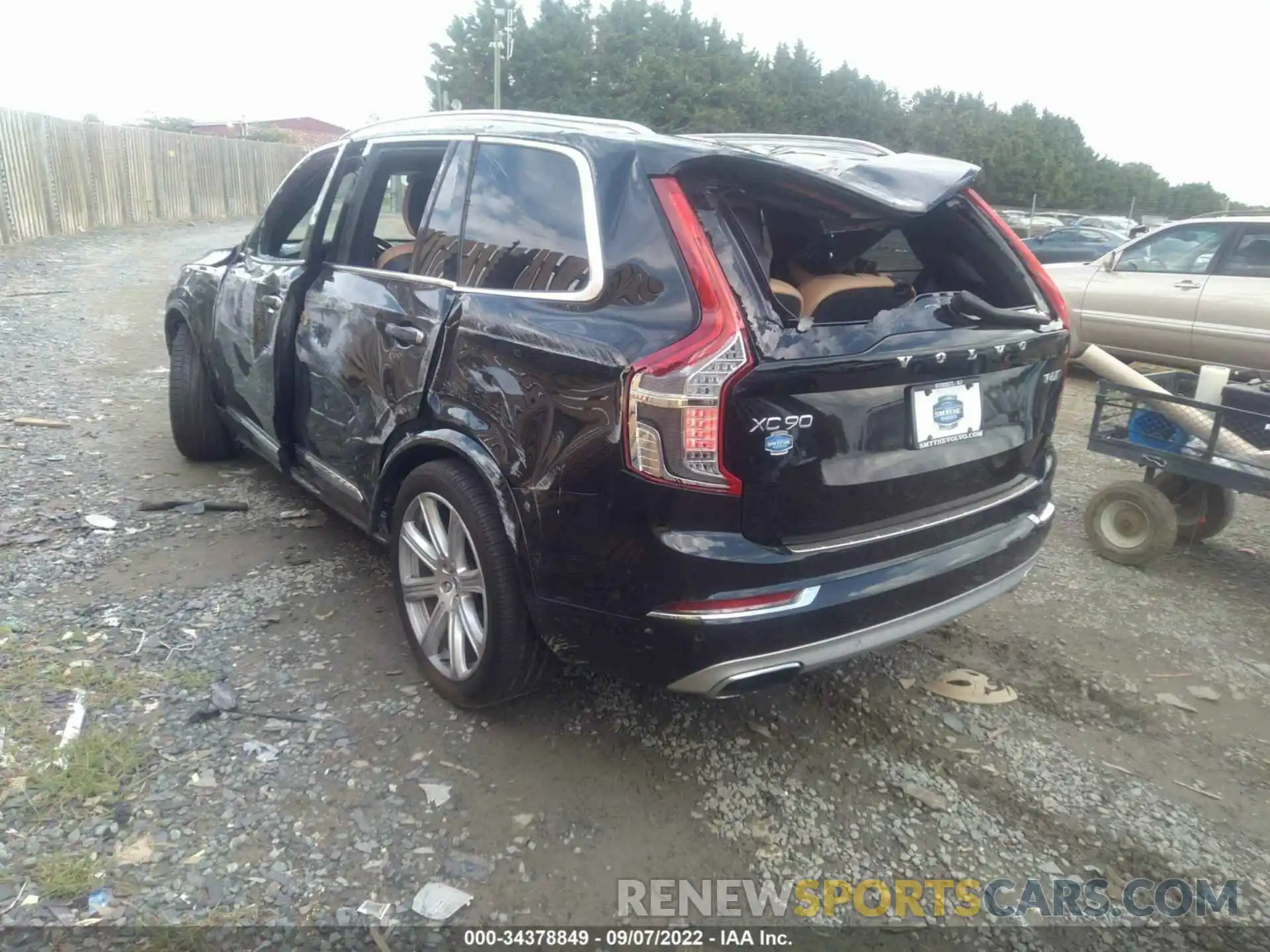 3 Photograph of a damaged car YV4A22PL8K1441010 VOLVO XC90 2019