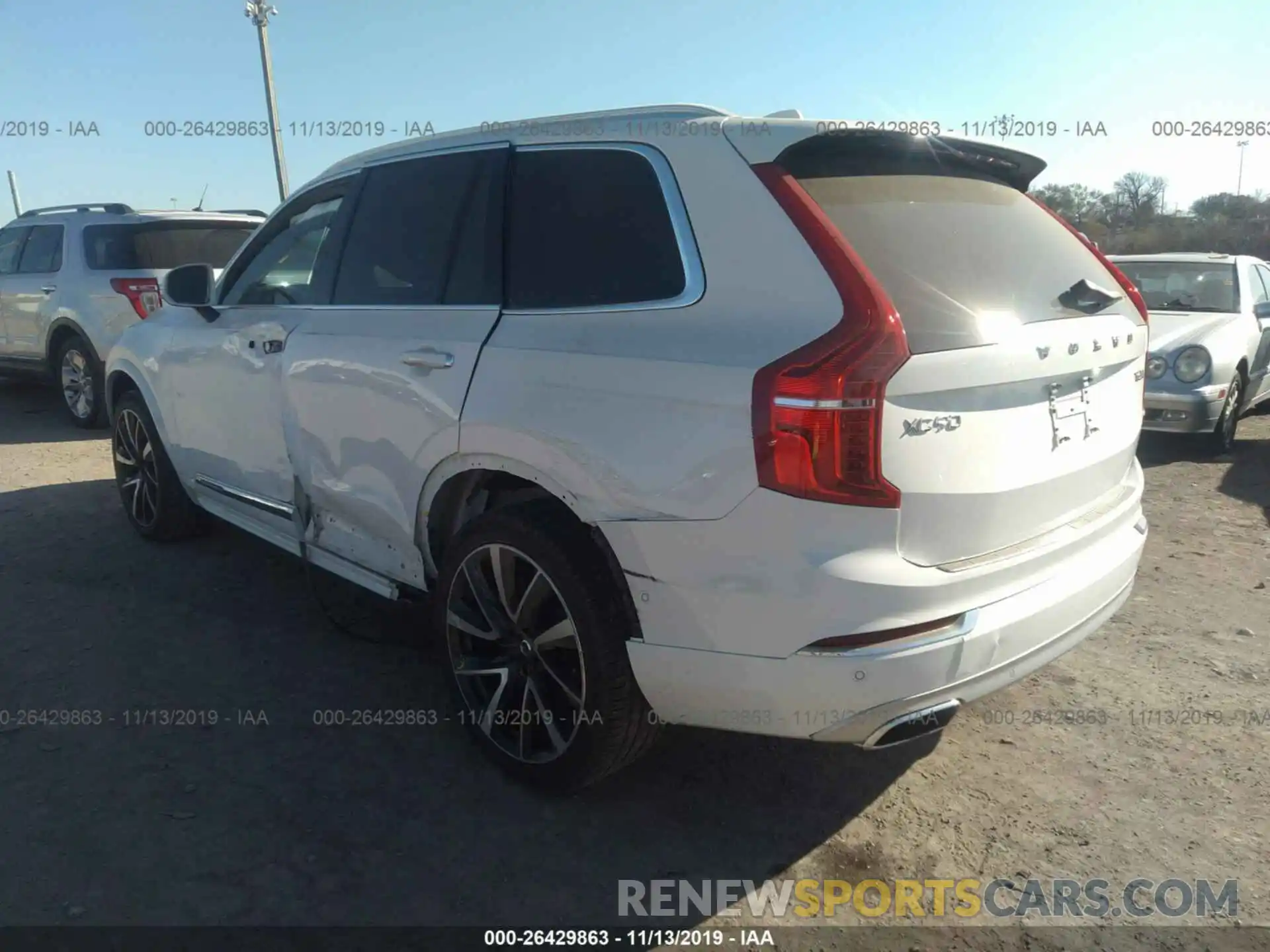 3 Фотография поврежденного автомобиля YV4A22PL9K1421896 VOLVO XC90 2019