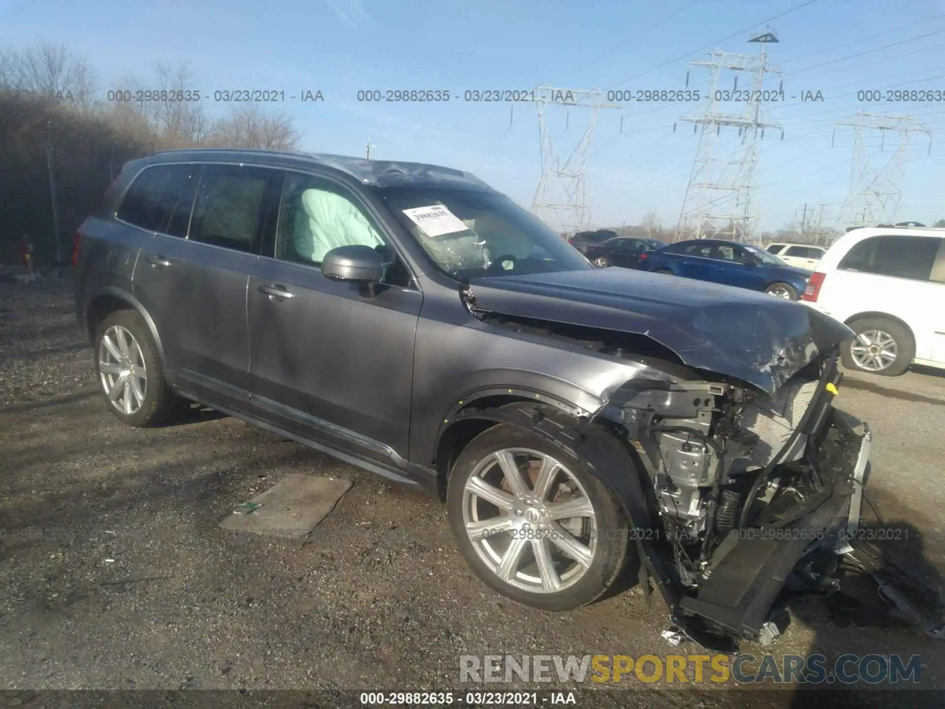 1 Photograph of a damaged car YV4A22PL9K1474372 VOLVO XC90 2019