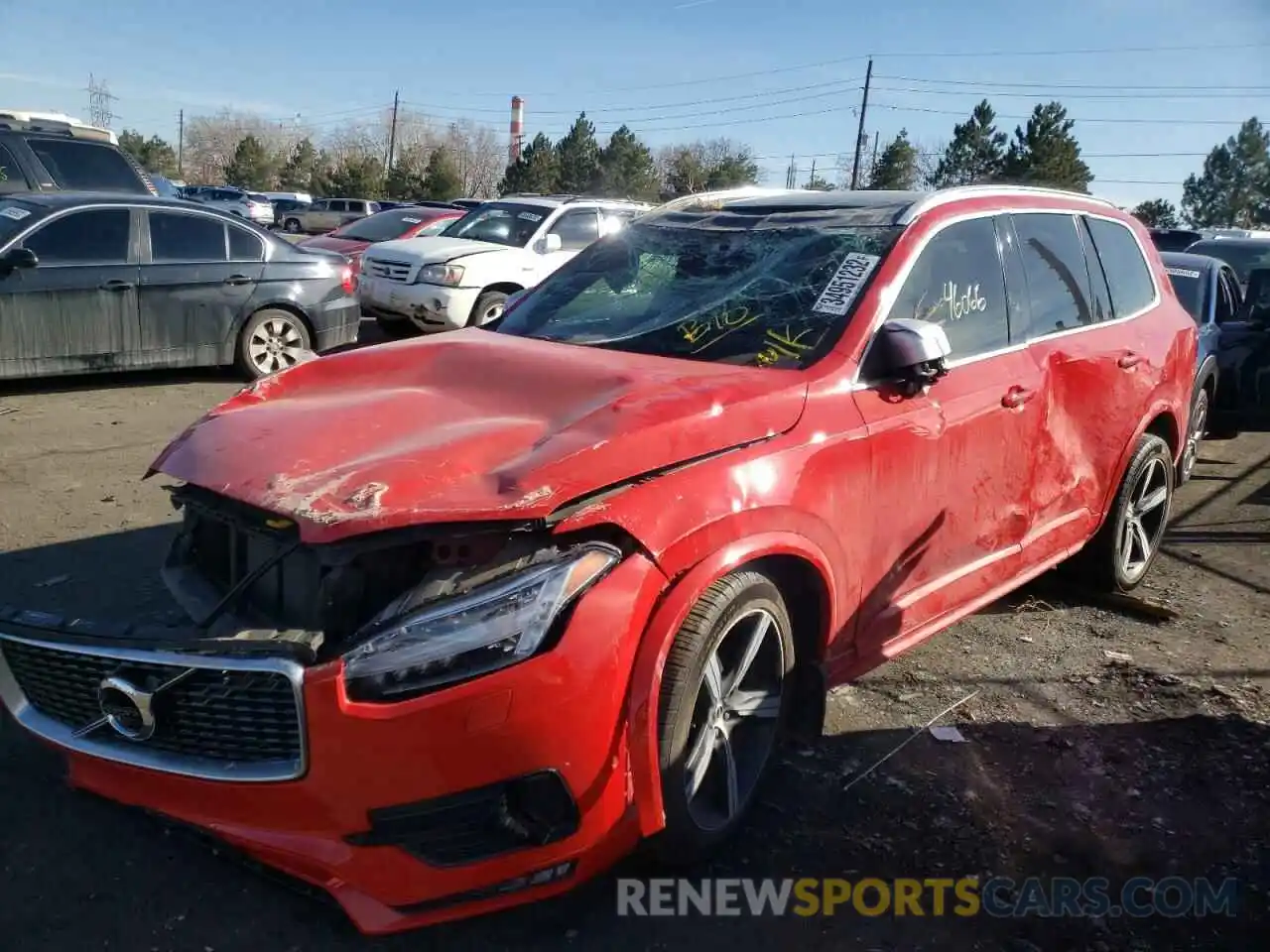 2 Photograph of a damaged car YV4A22PM3K1421921 VOLVO XC90 2019