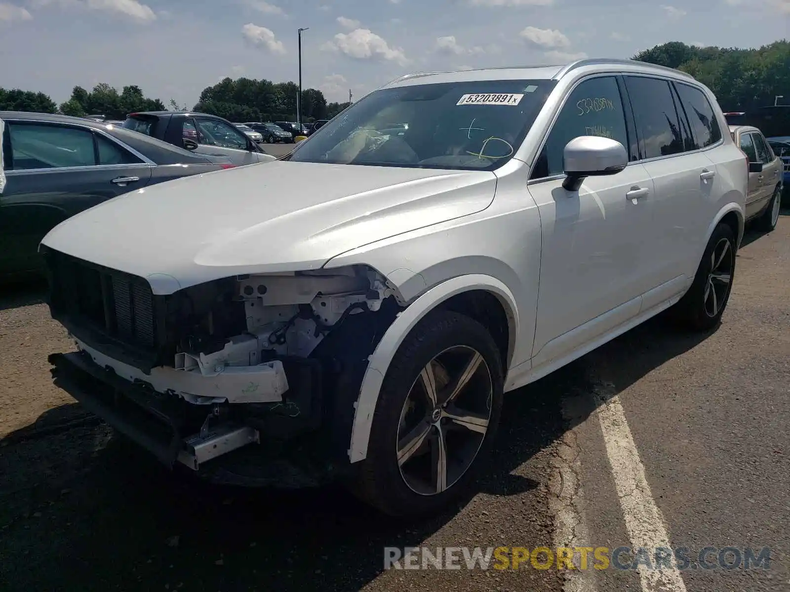 2 Photograph of a damaged car YV4A22PM6K1499531 VOLVO XC90 2019