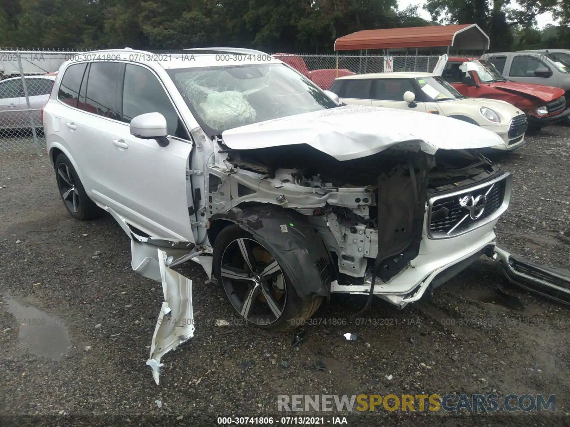 1 Photograph of a damaged car YV4A22PM8K1460620 VOLVO XC90 2019