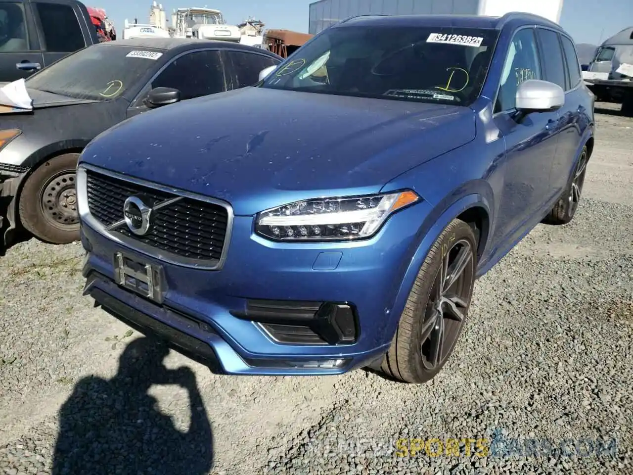 2 Фотография поврежденного автомобиля YV4A22PMXK1443964 VOLVO XC90 2019