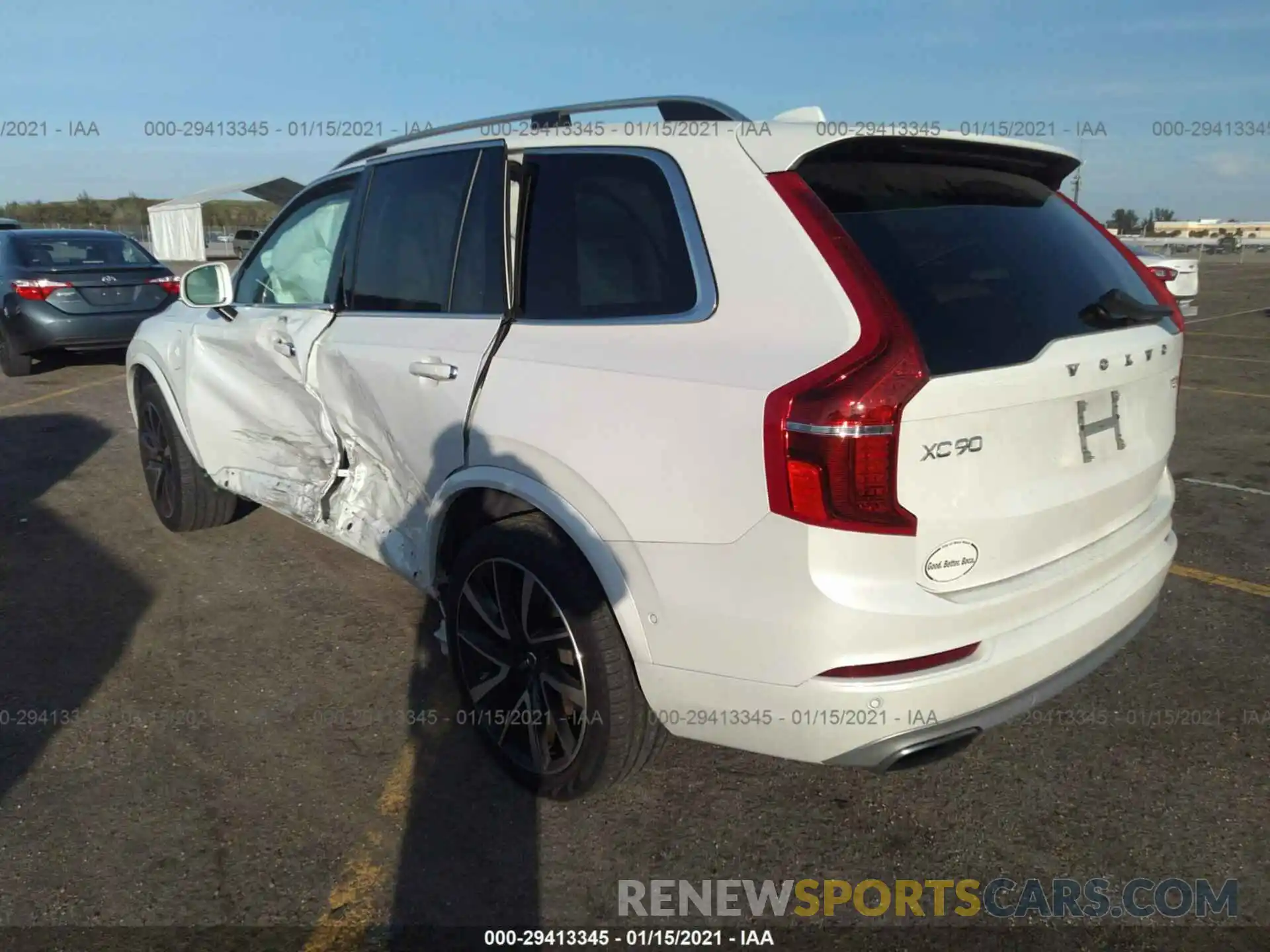 3 Фотография поврежденного автомобиля YV4BR0CK0K1435879 VOLVO XC90 2019