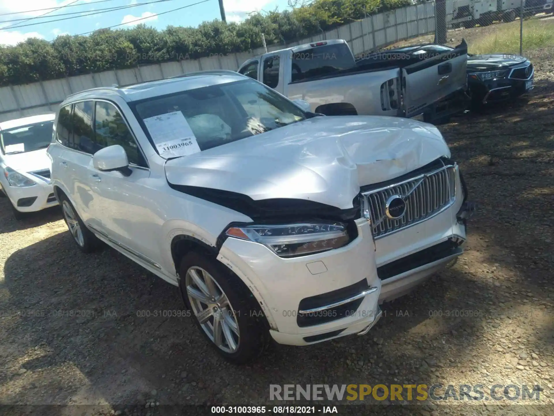 1 Photograph of a damaged car YV4BR0CL3K1435075 VOLVO XC90 2019