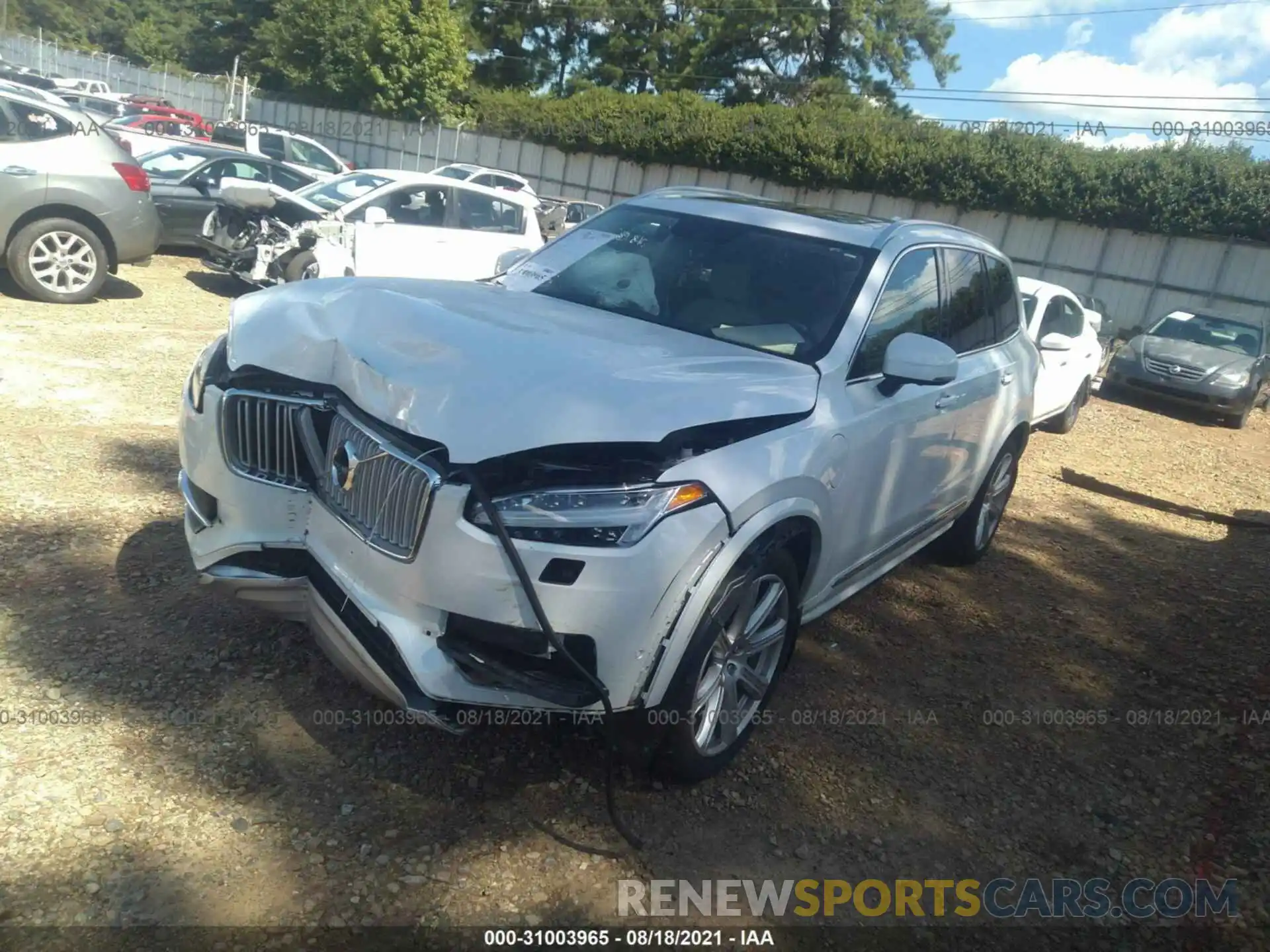 2 Photograph of a damaged car YV4BR0CL3K1435075 VOLVO XC90 2019