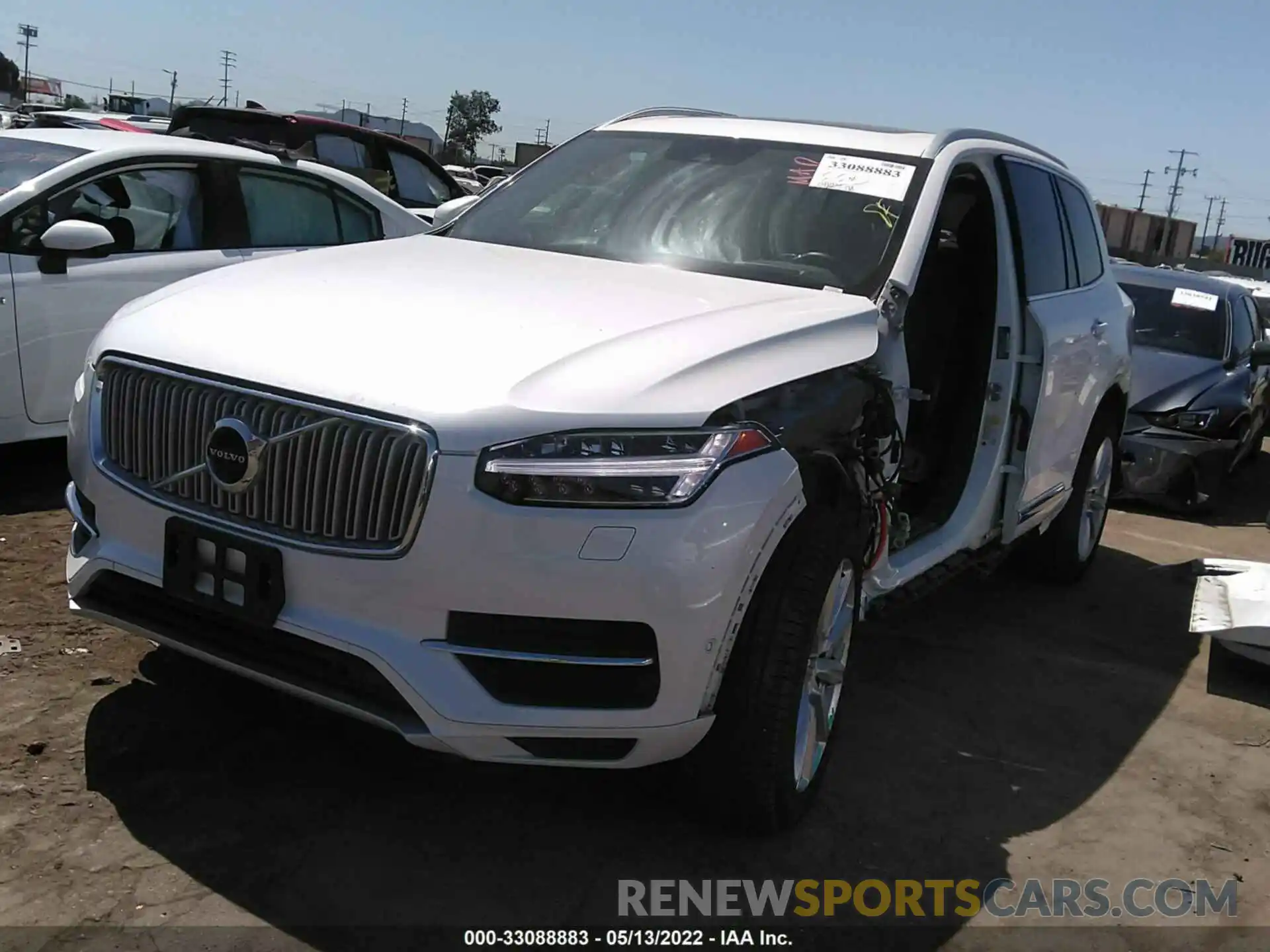 2 Photograph of a damaged car YV4BR0CL5K1450029 VOLVO XC90 2019