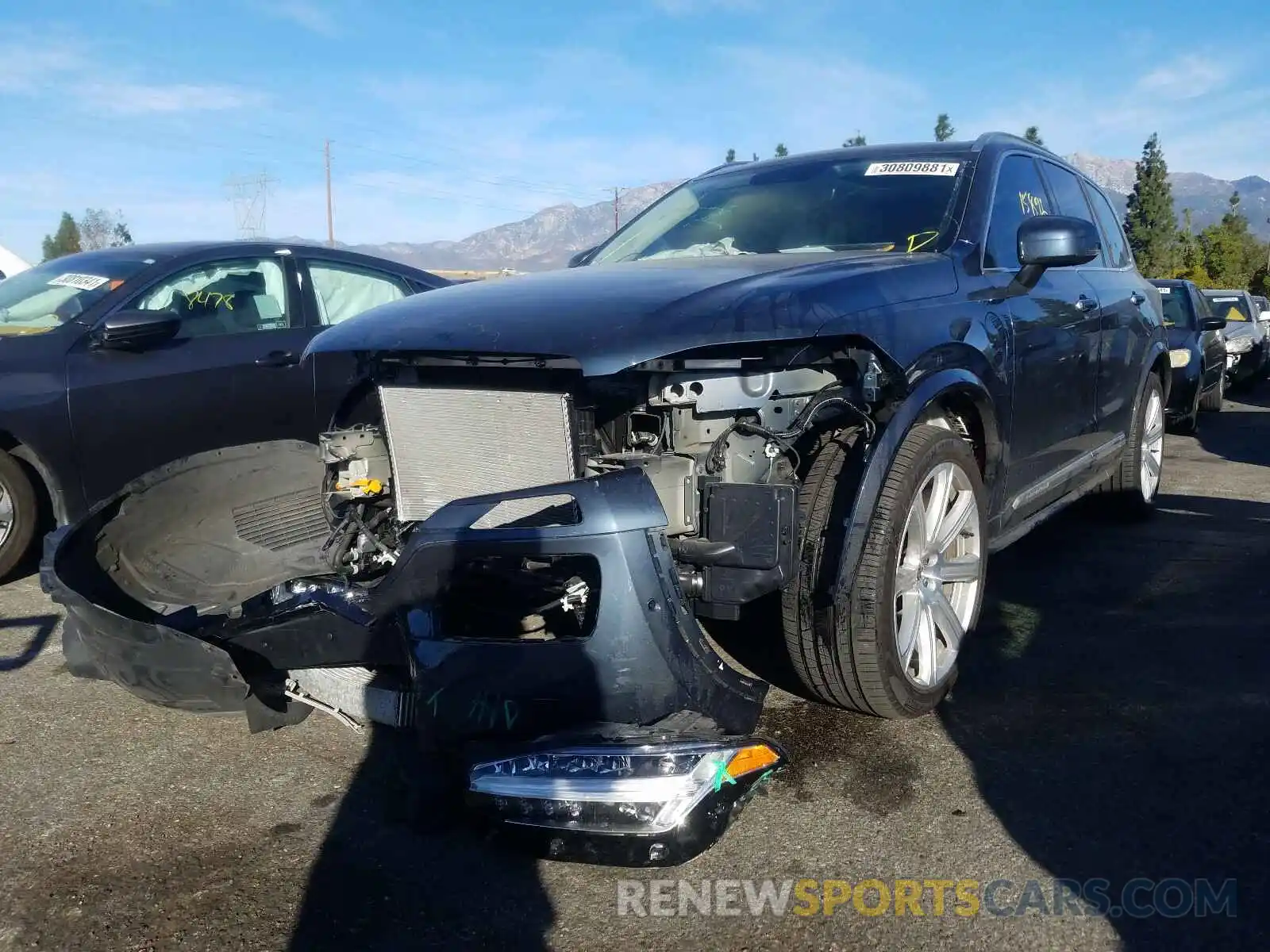 2 Photograph of a damaged car YV4BR0CL9K1509700 VOLVO XC90 2019