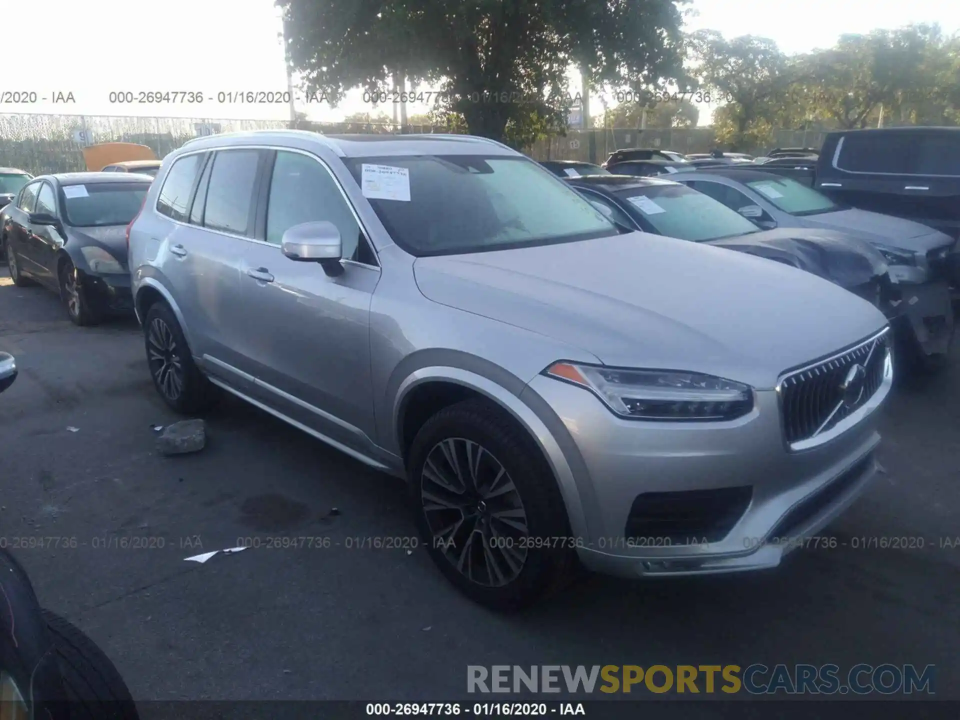 1 Photograph of a damaged car YV4102CK5L1535902 VOLVO XC90 2020