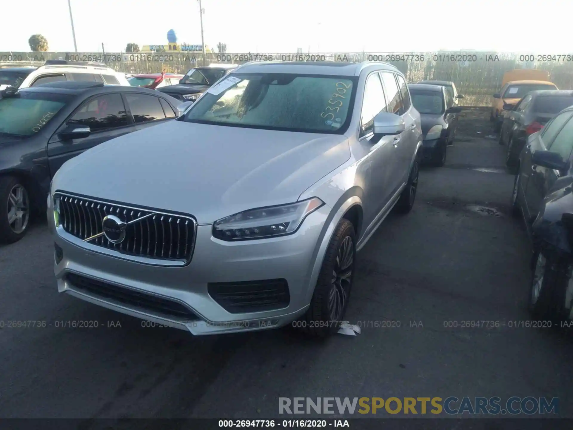 2 Photograph of a damaged car YV4102CK5L1535902 VOLVO XC90 2020