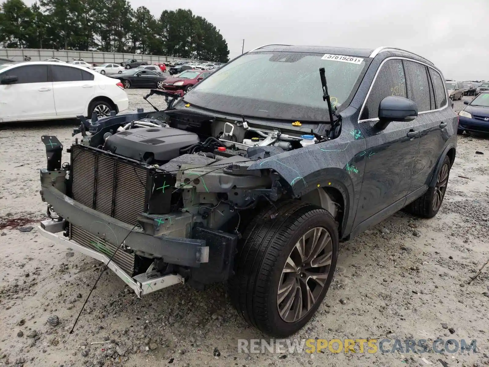 2 Photograph of a damaged car YV4102CK8L1538695 VOLVO XC90 2020