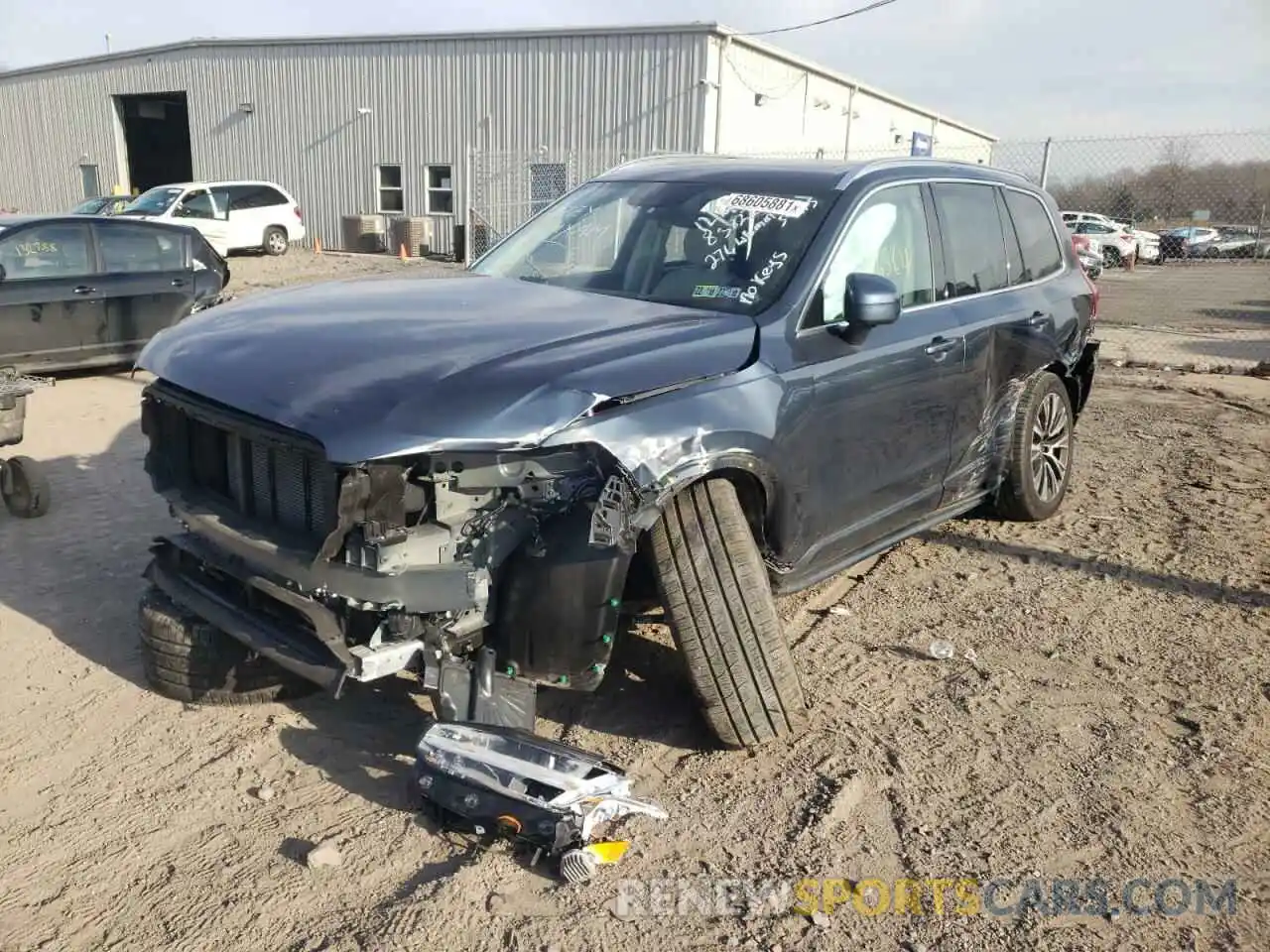 2 Фотография поврежденного автомобиля YV4102PK5L1564729 VOLVO XC90 2020