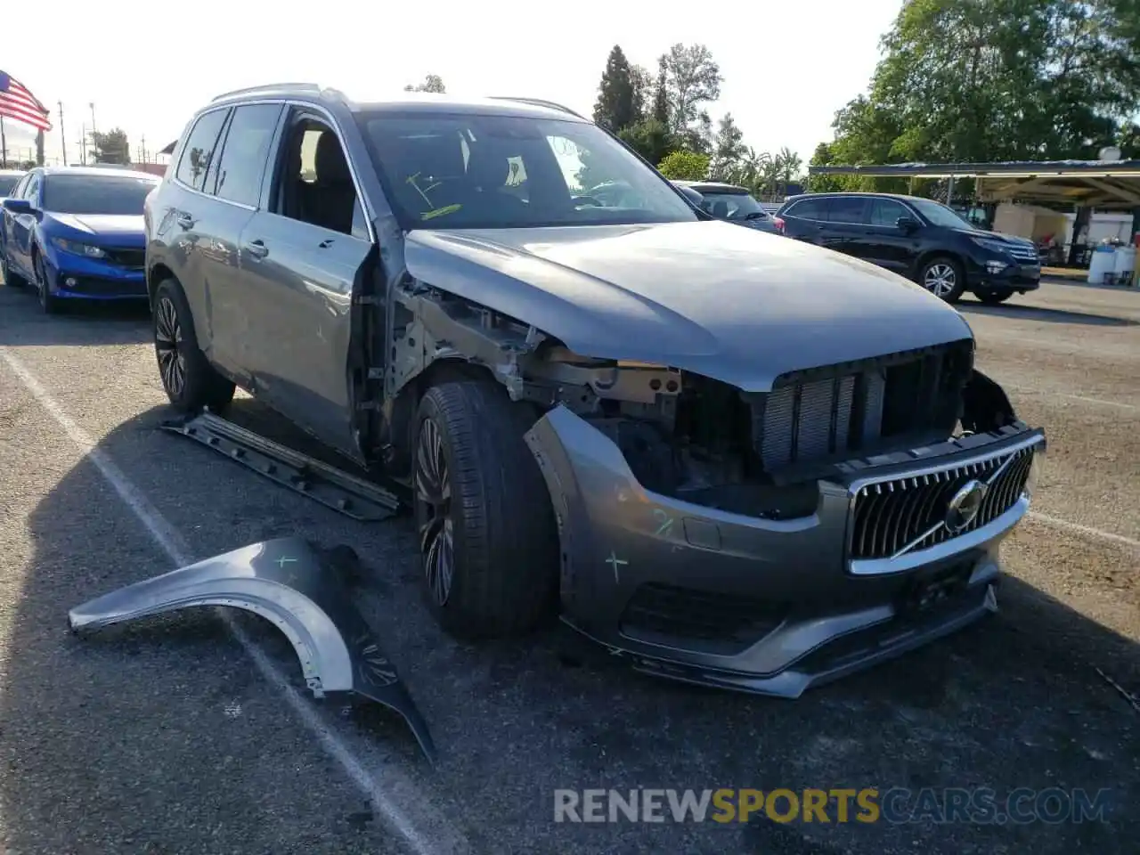 1 Photograph of a damaged car YV4102PK5L1599710 VOLVO XC90 2020