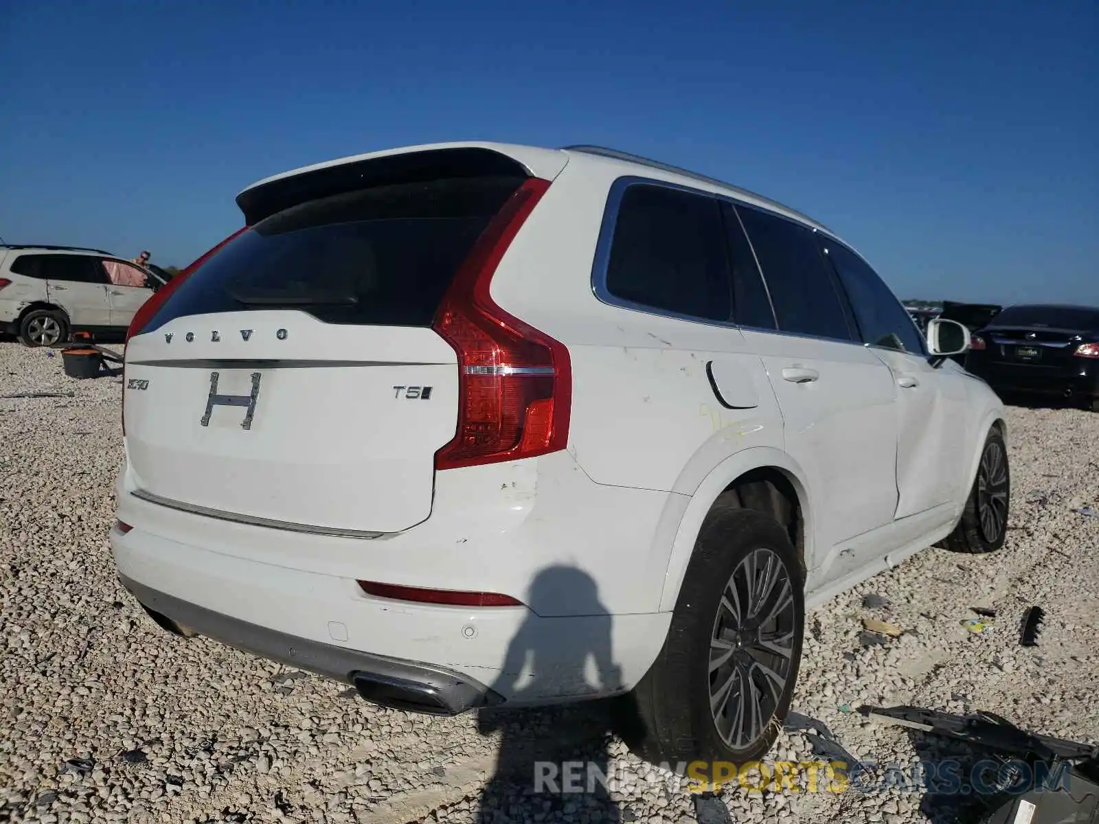 4 Фотография поврежденного автомобиля YV4102PK6L1543565 VOLVO XC90 2020