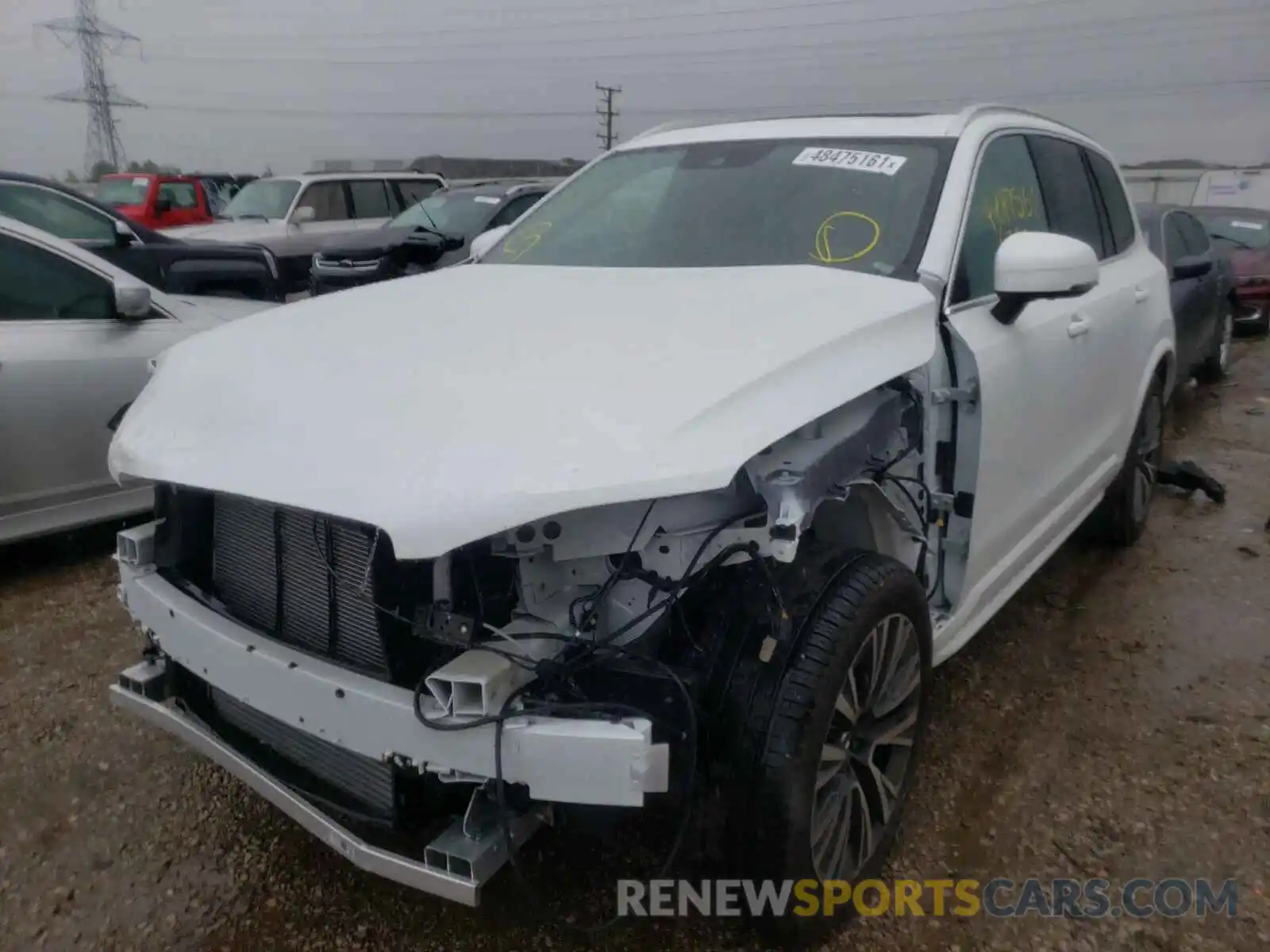 2 Photograph of a damaged car YV4102PK6L1560561 VOLVO XC90 2020