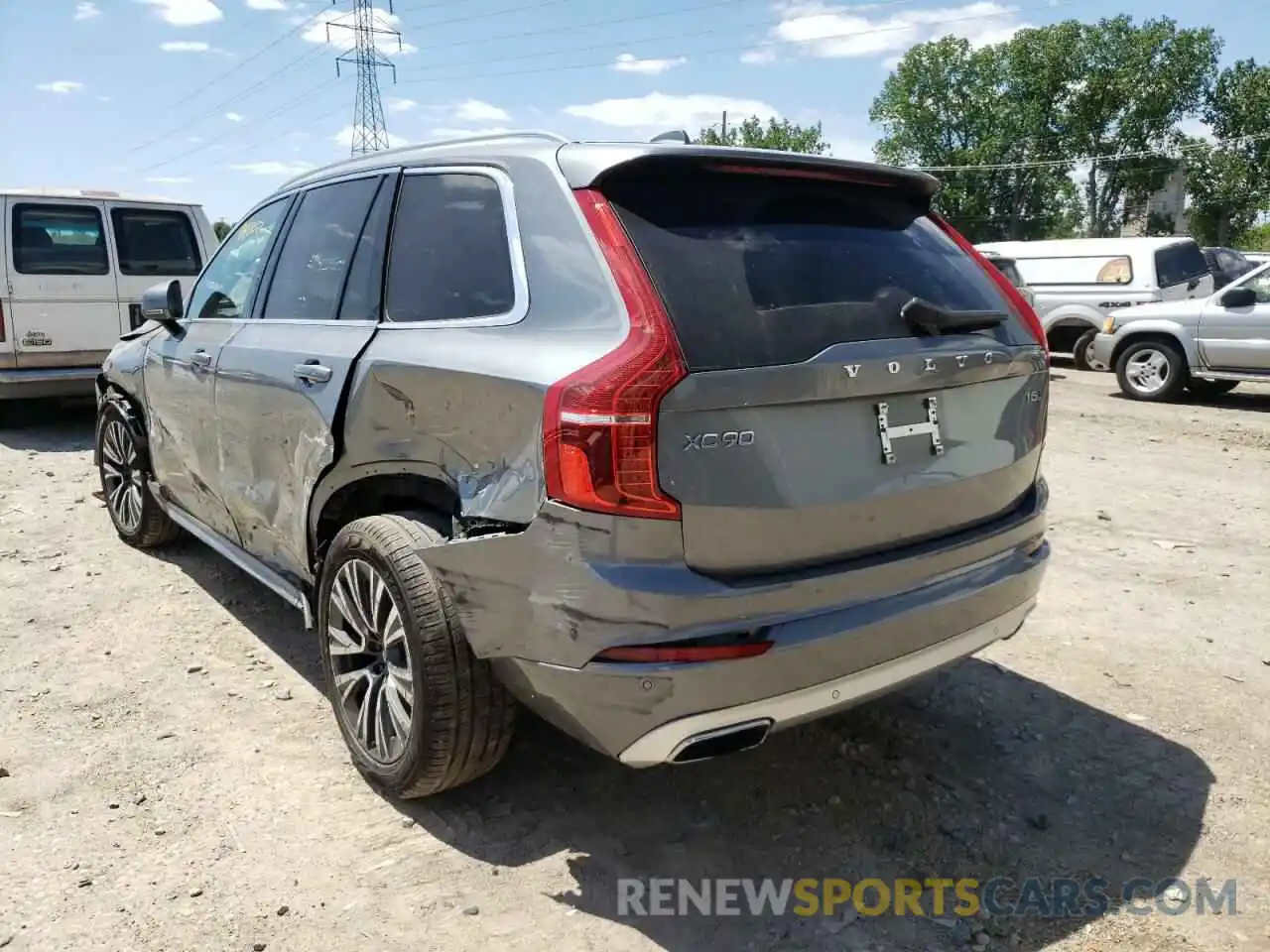 3 Photograph of a damaged car YV4102PK6L1613355 VOLVO XC90 2020