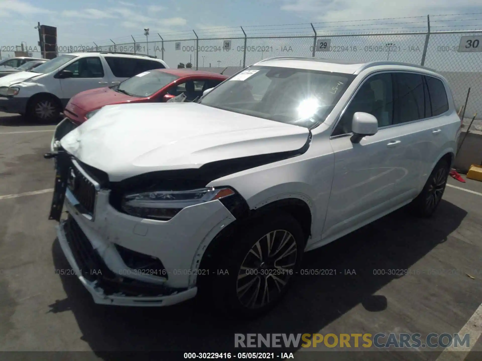 2 Photograph of a damaged car YV4102PK9L1531569 VOLVO XC90 2020