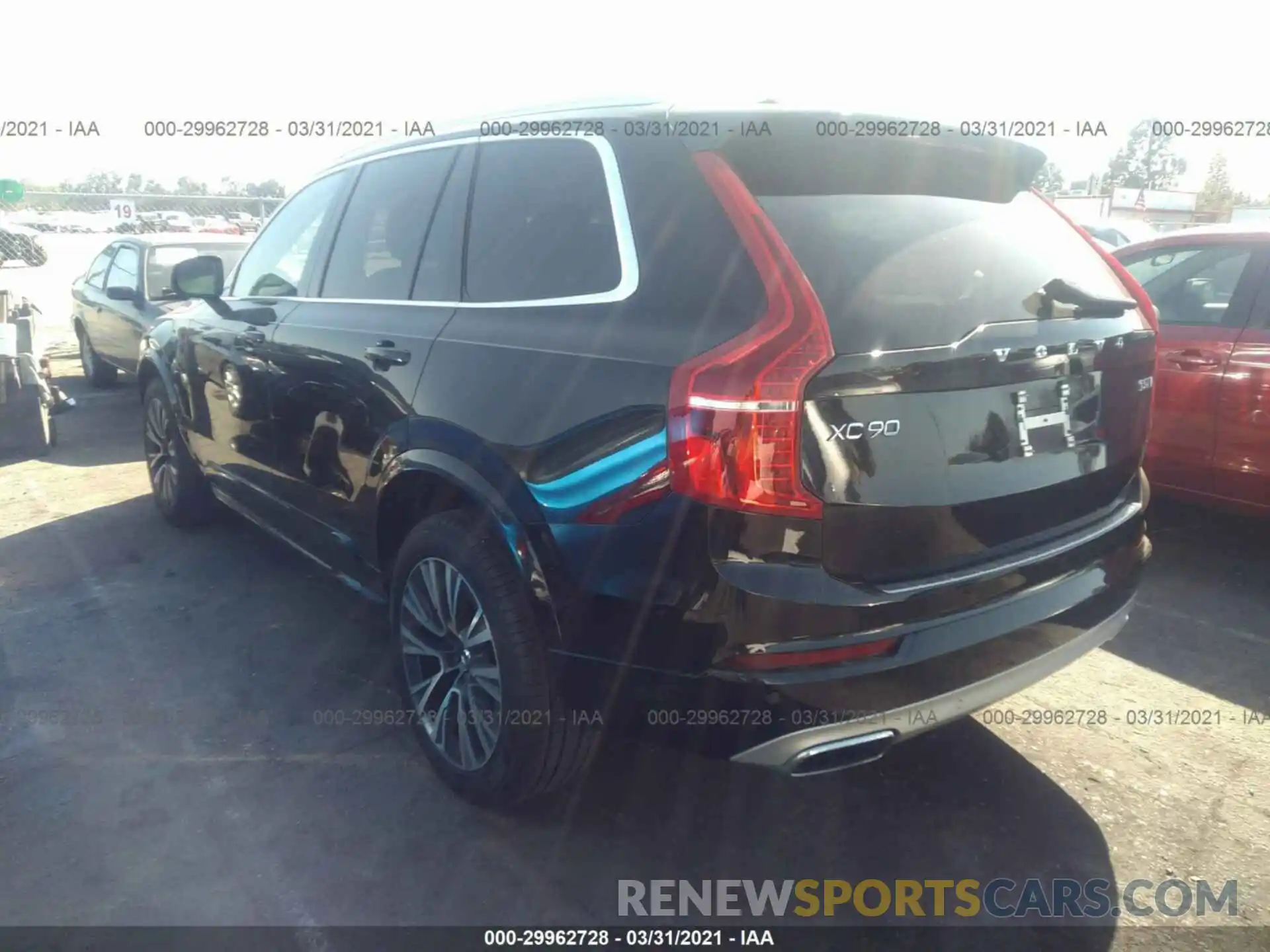 2 Photograph of a damaged car YV4102PKXL1555878 VOLVO XC90 2020