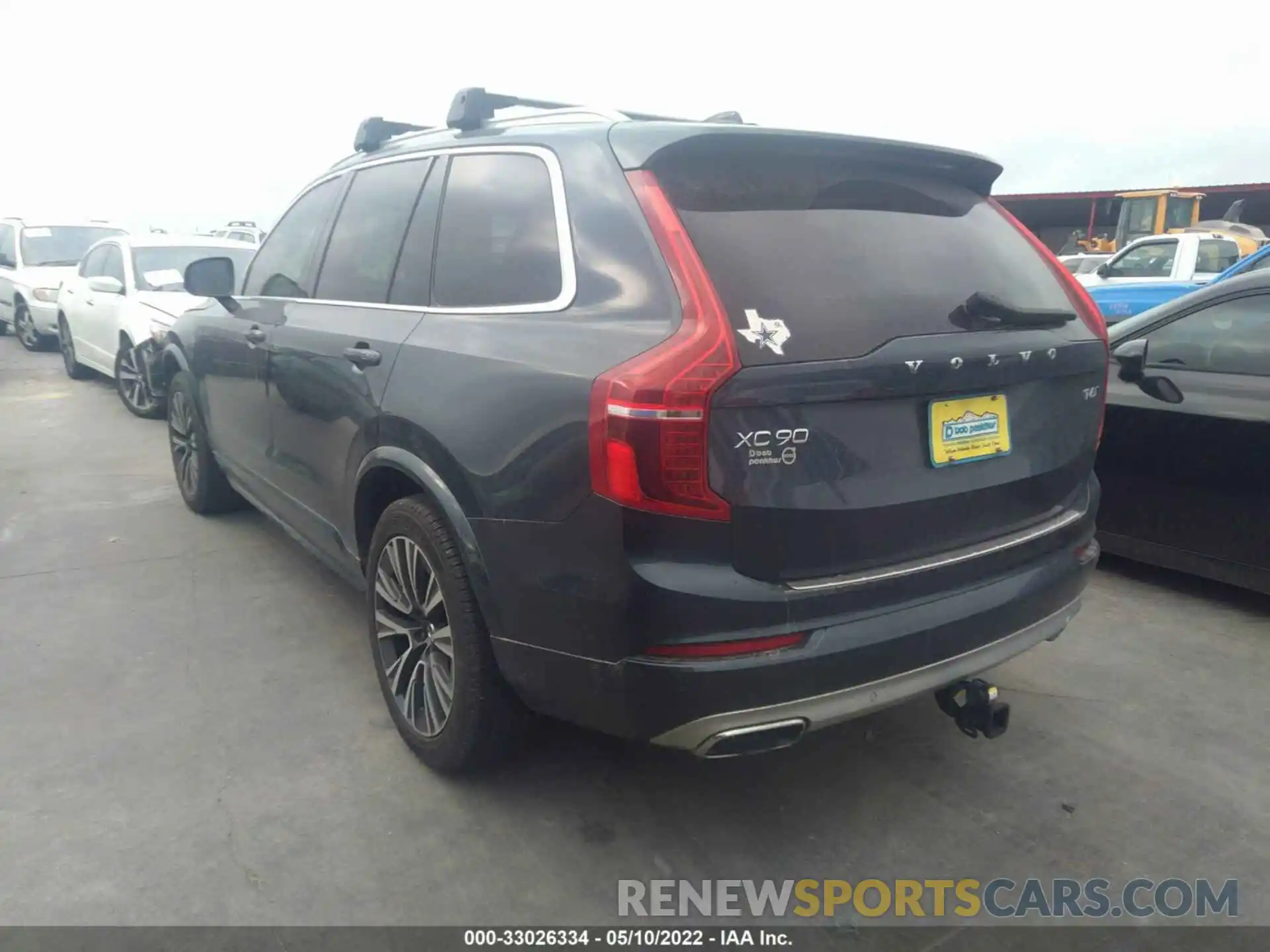 3 Photograph of a damaged car YV4A221K3L1591527 VOLVO XC90 2020