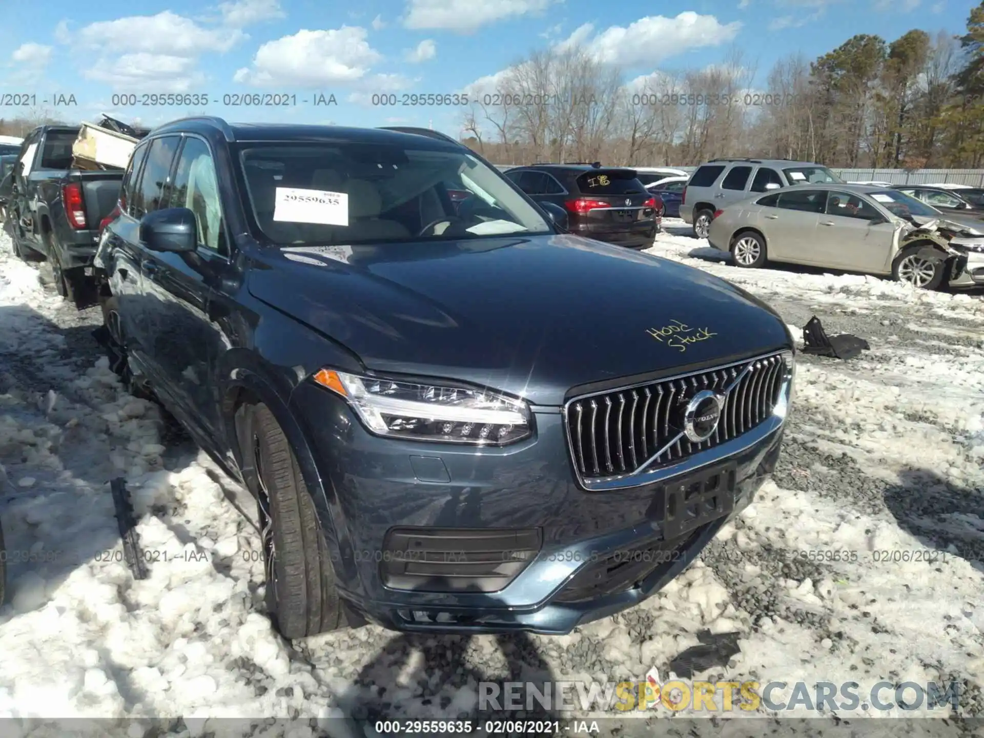 1 Photograph of a damaged car YV4A221K4L1555426 VOLVO XC90 2020