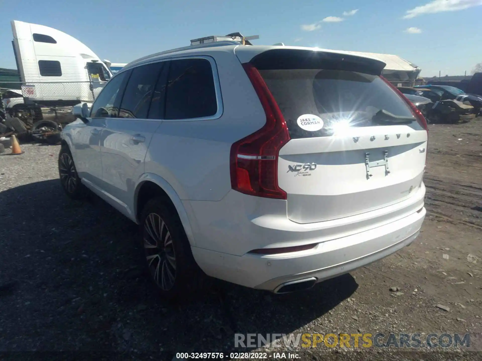 3 Photograph of a damaged car YV4A221KXL1566236 VOLVO XC90 2020