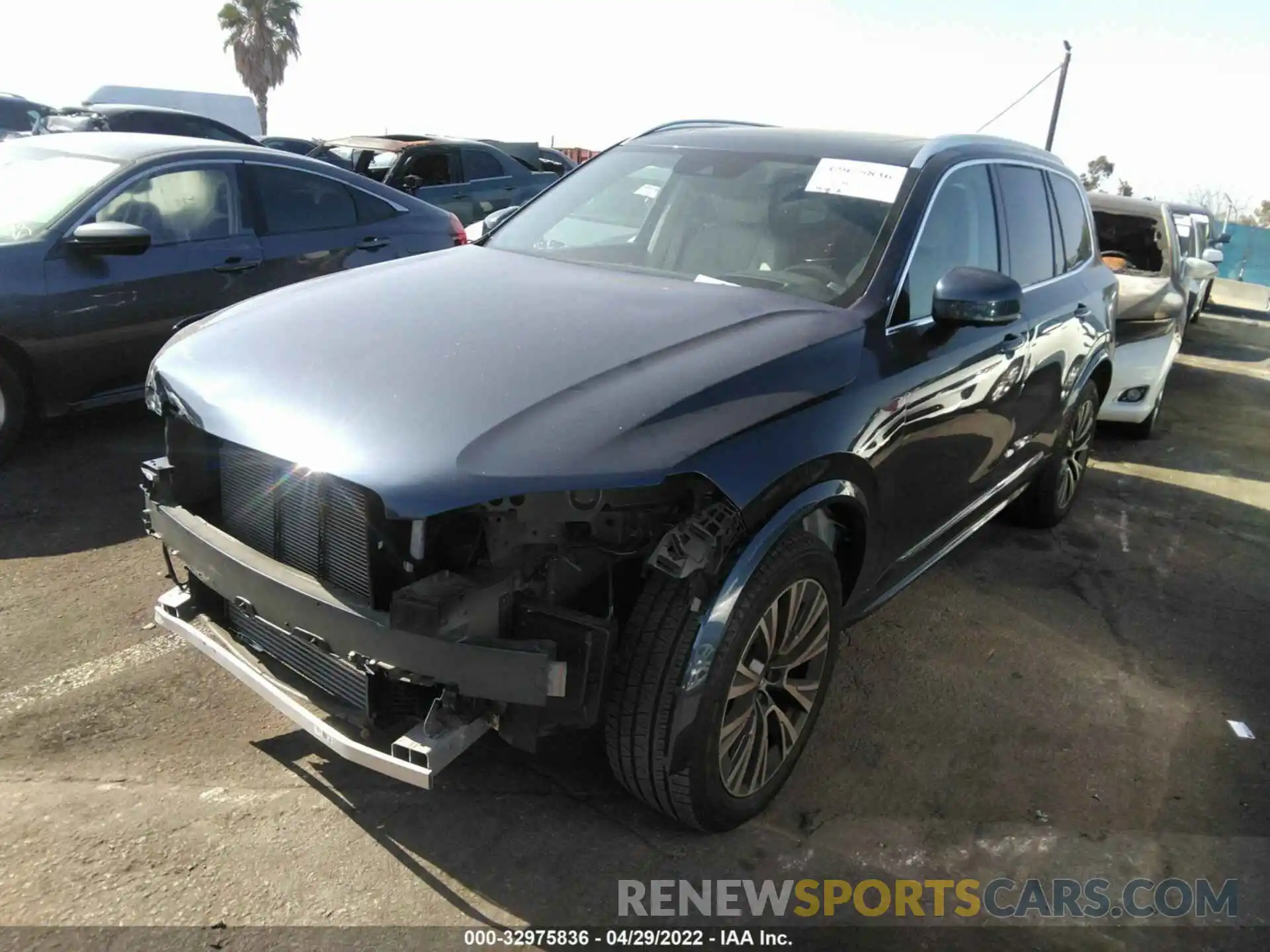 2 Photograph of a damaged car YV4A22PK0L1601308 VOLVO XC90 2020