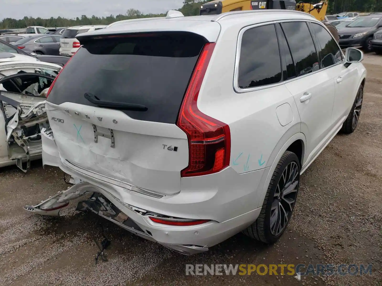 4 Фотография поврежденного автомобиля YV4A22PK3L1581474 VOLVO XC90 2020