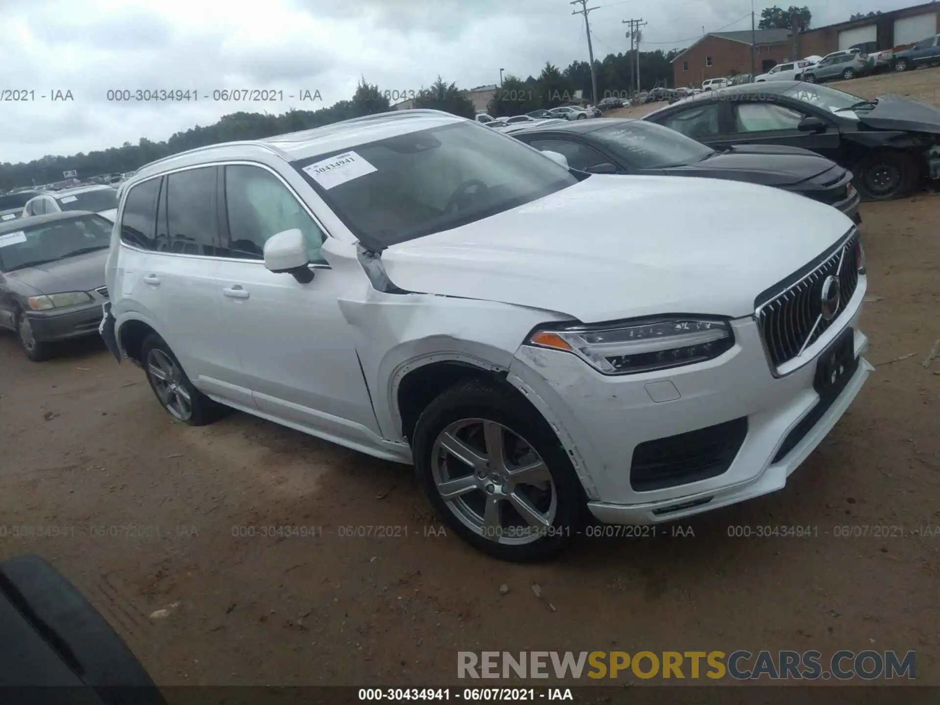 1 Photograph of a damaged car YV4A22PK4L1581466 VOLVO XC90 2020