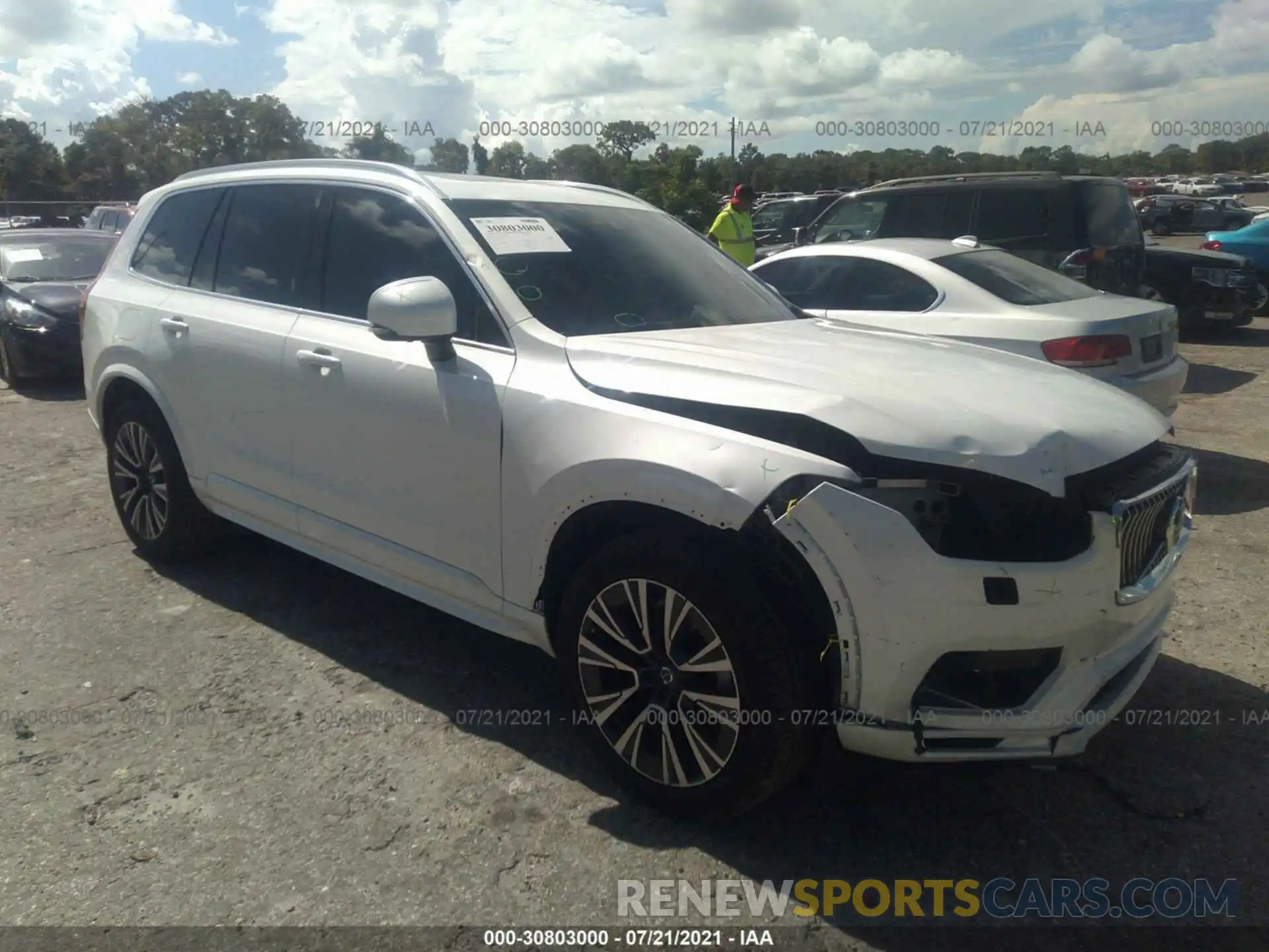 1 Photograph of a damaged car YV4A22PK6L1565222 VOLVO XC90 2020