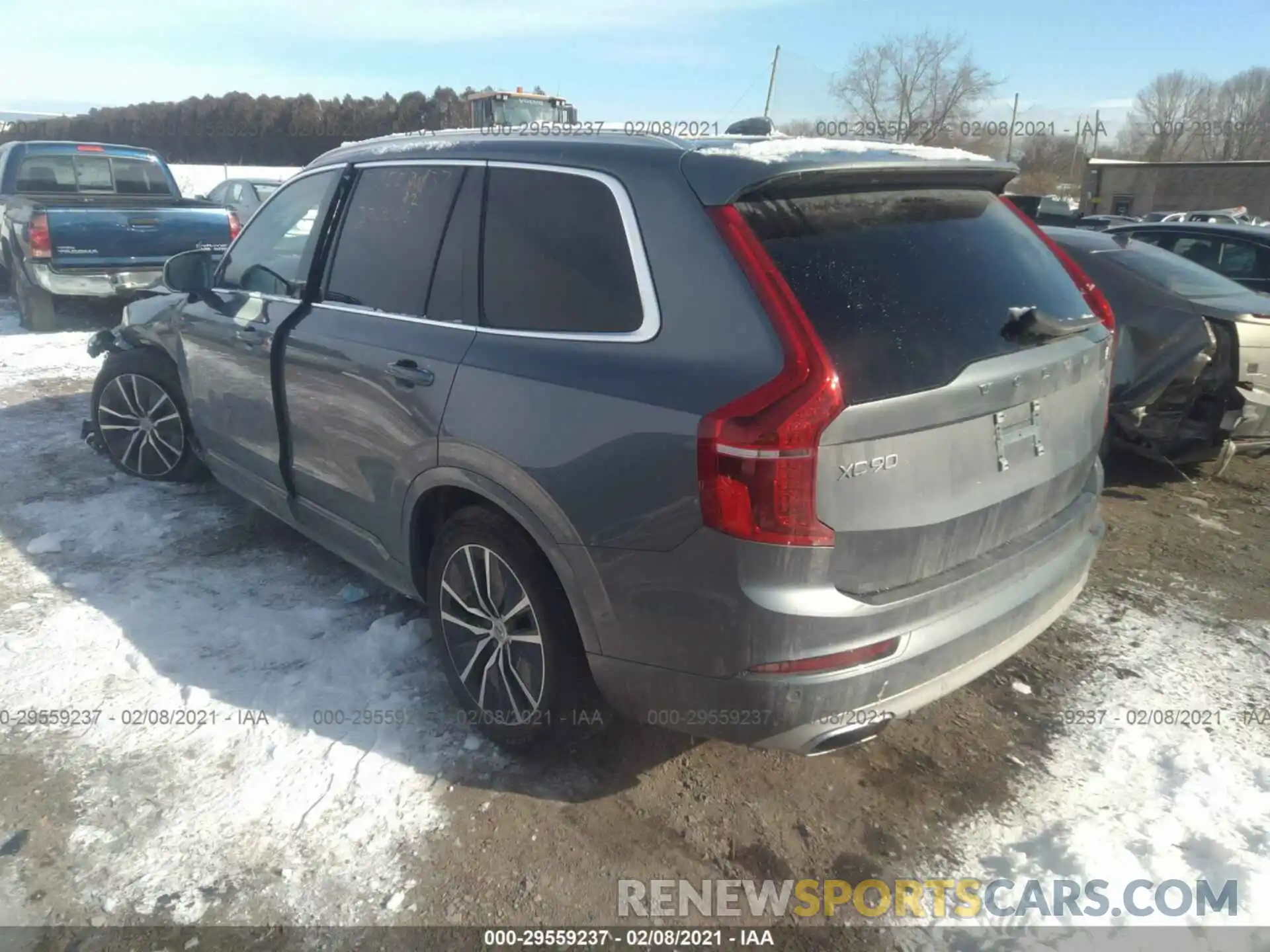 3 Фотография поврежденного автомобиля YV4A22PK7L1530849 VOLVO XC90 2020