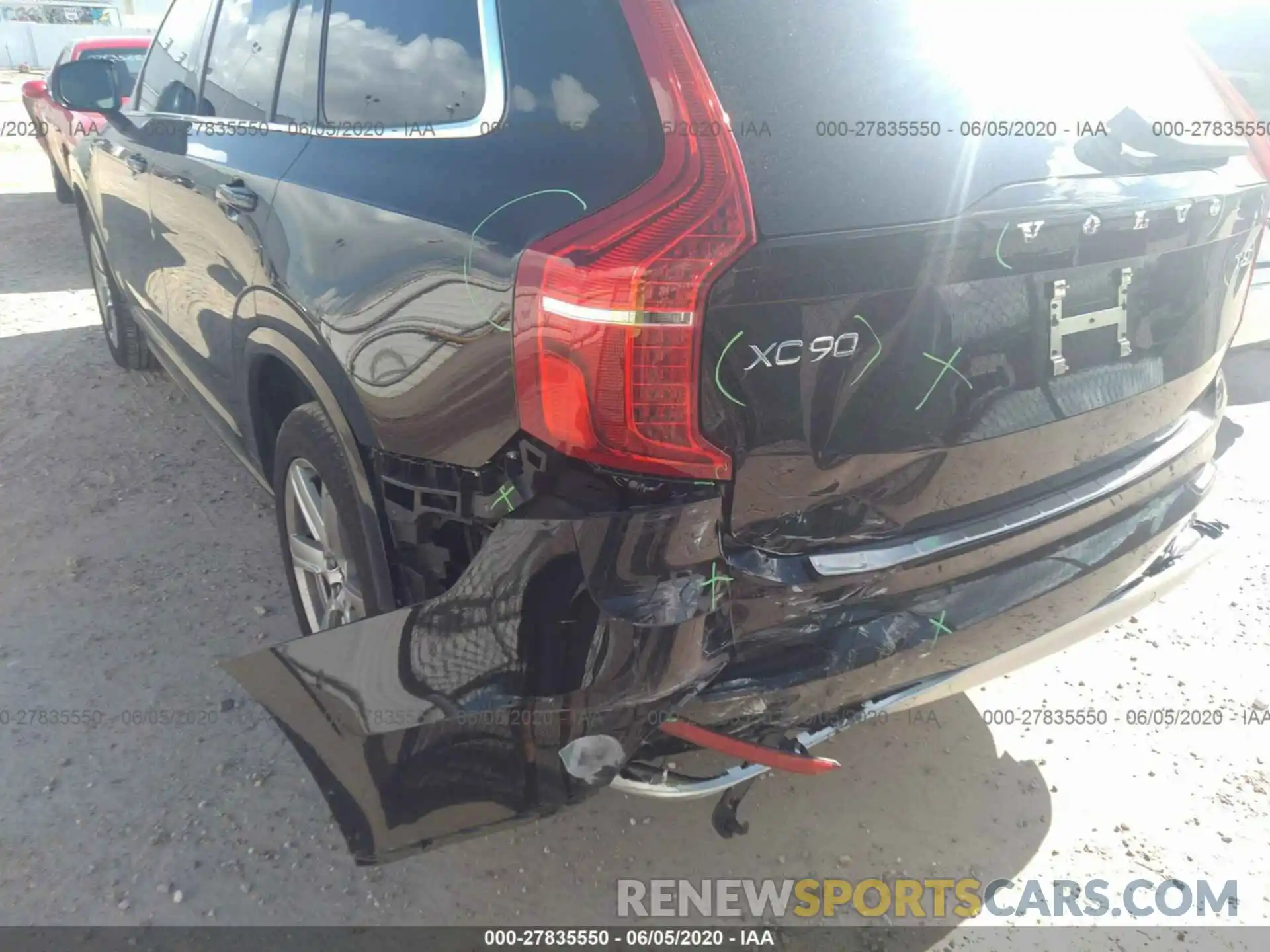 6 Photograph of a damaged car YV4A22PK7L1587780 VOLVO XC90 2020