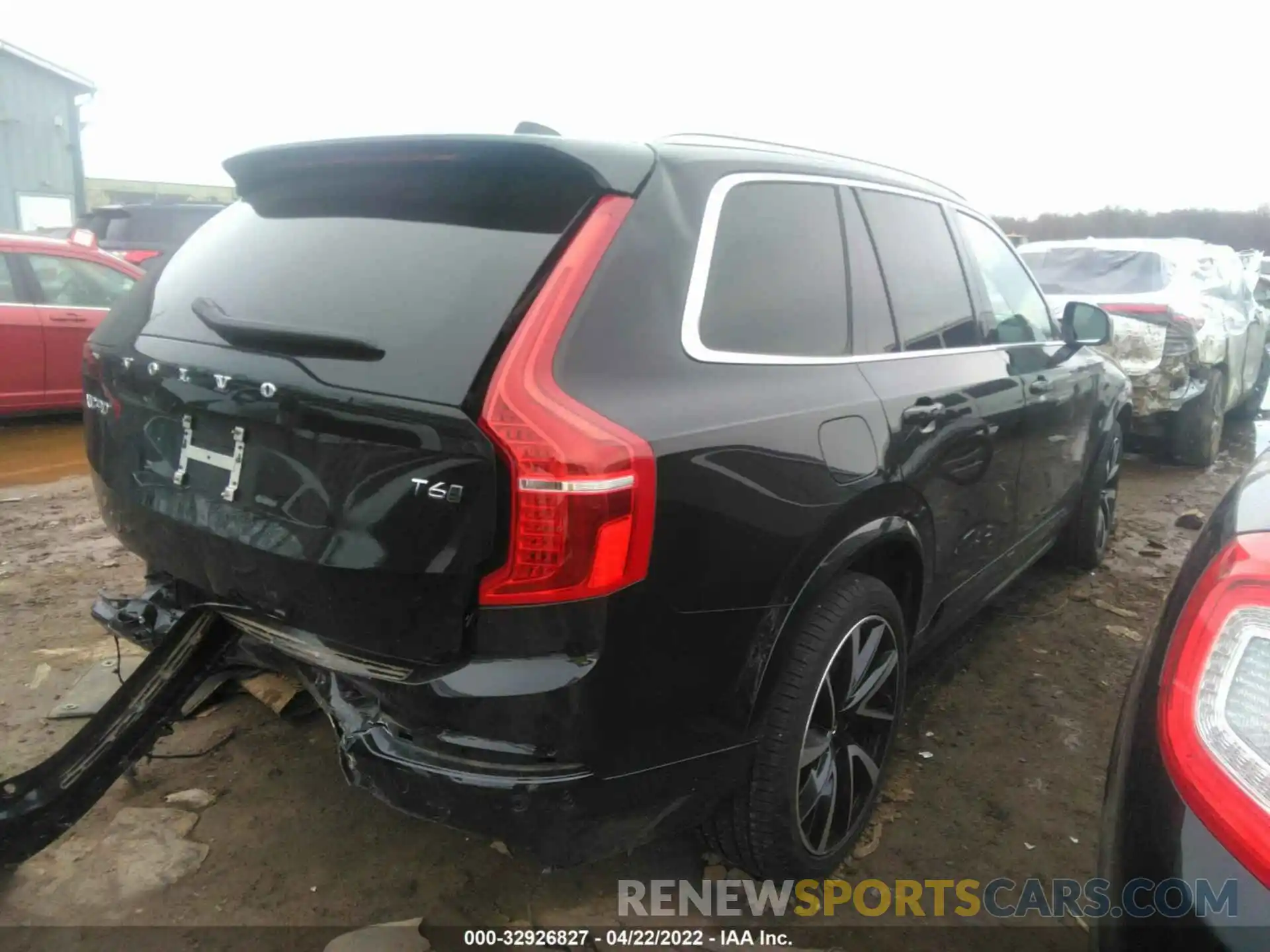 4 Фотография поврежденного автомобиля YV4A22PK8L1599646 VOLVO XC90 2020