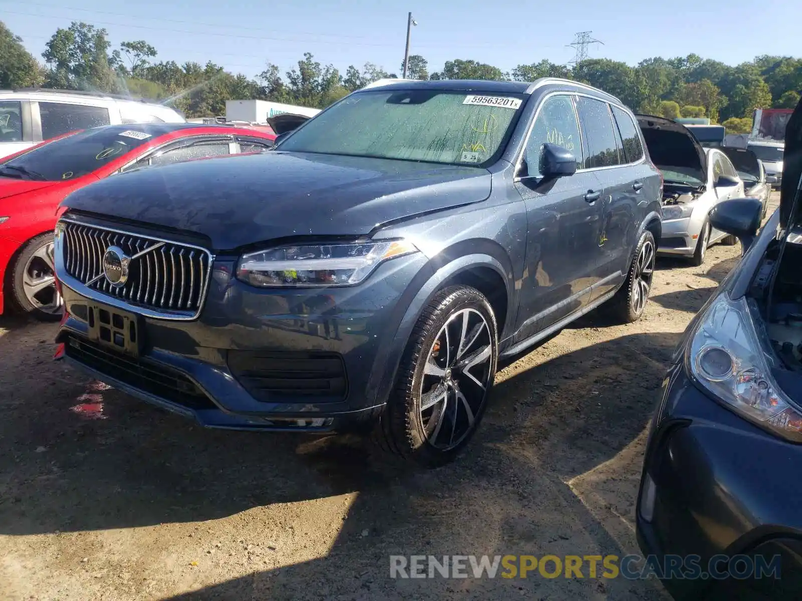 2 Photograph of a damaged car YV4A22PK8L1609480 VOLVO XC90 2020