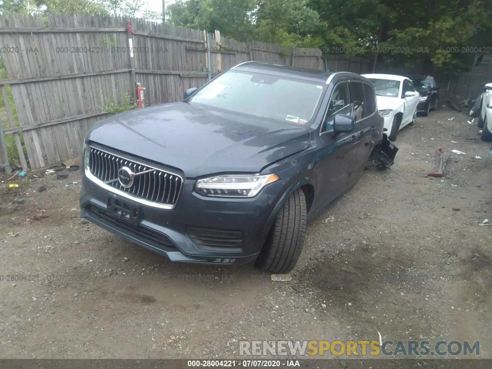 2 Фотография поврежденного автомобиля YV4A22PK9L1535115 VOLVO XC90 2020