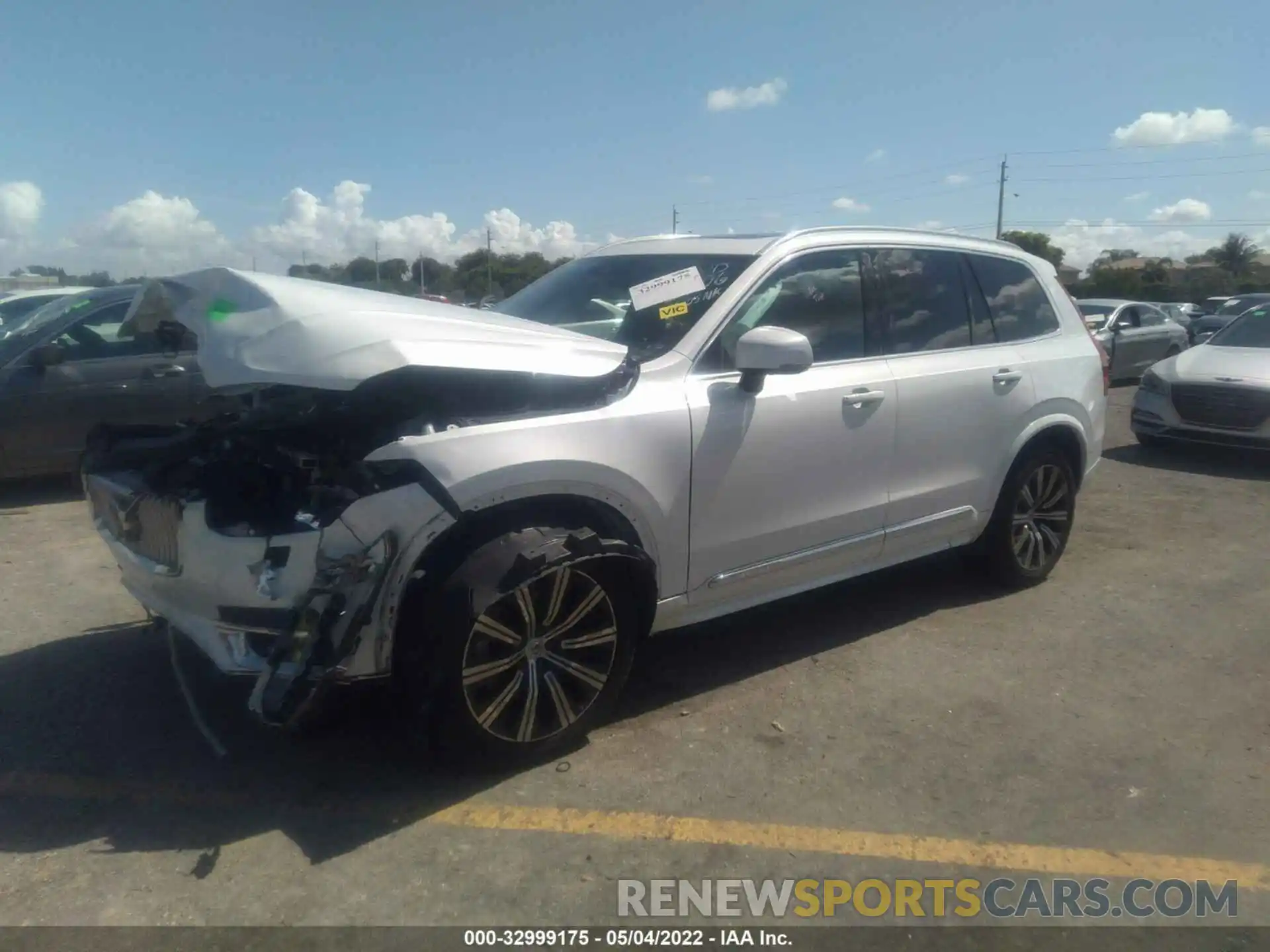 2 Photograph of a damaged car YV4A22PL1L1552726 VOLVO XC90 2020