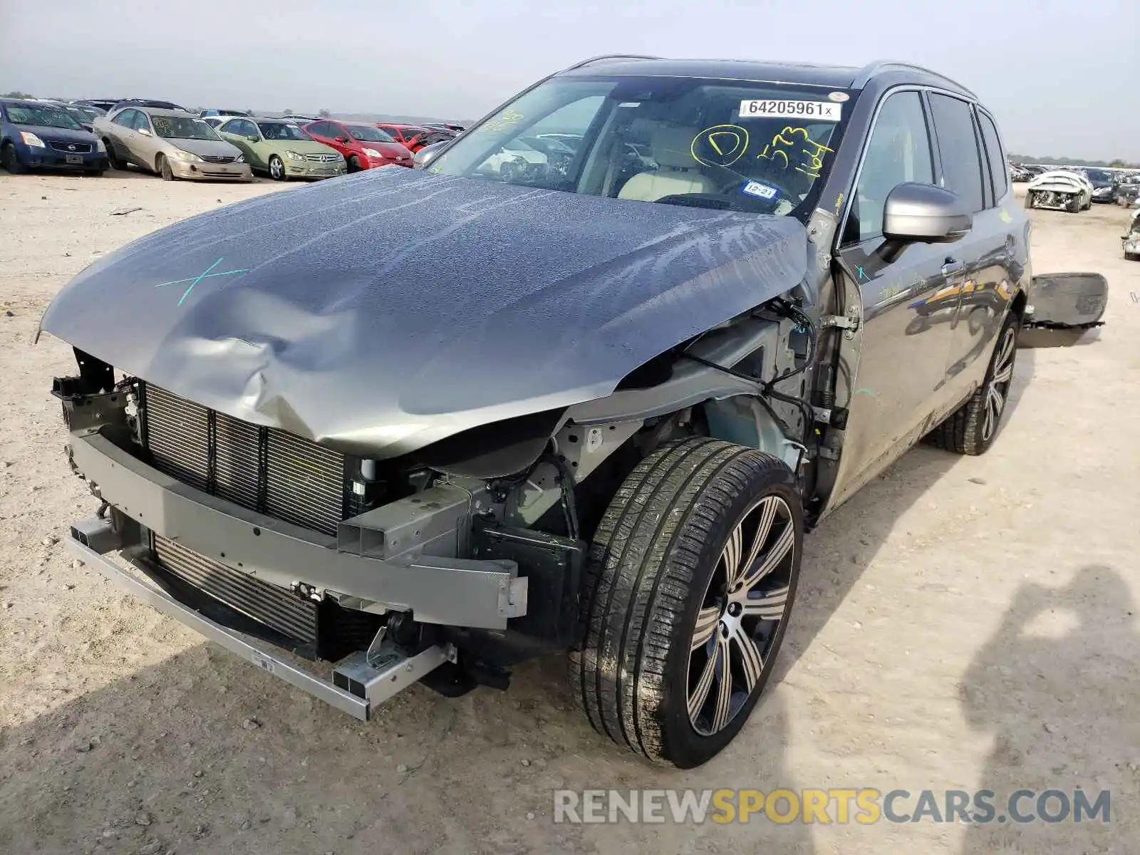 2 Photograph of a damaged car YV4A22PL2L1573164 VOLVO XC90 2020