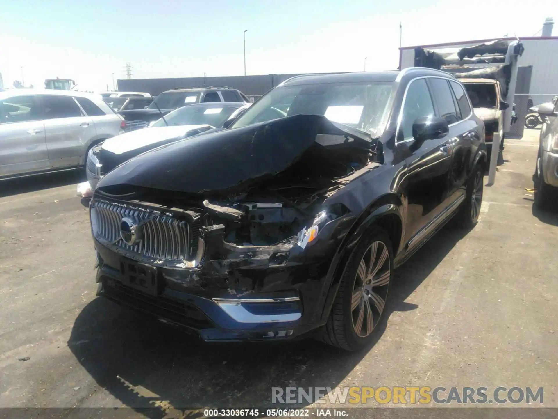 2 Photograph of a damaged car YV4A22PL2L1618233 VOLVO XC90 2020