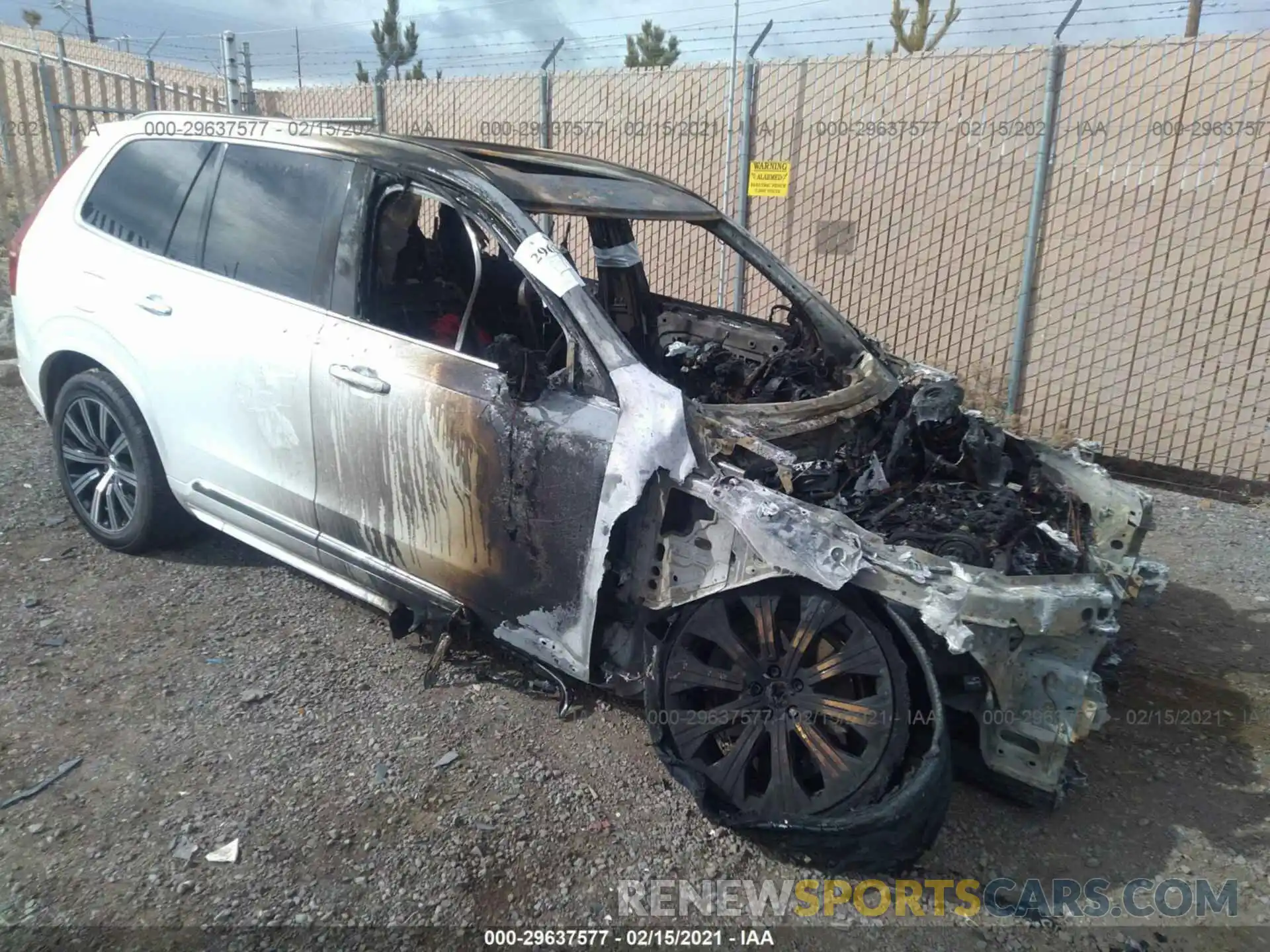 1 Photograph of a damaged car YV4A22PL5L1601880 VOLVO XC90 2020