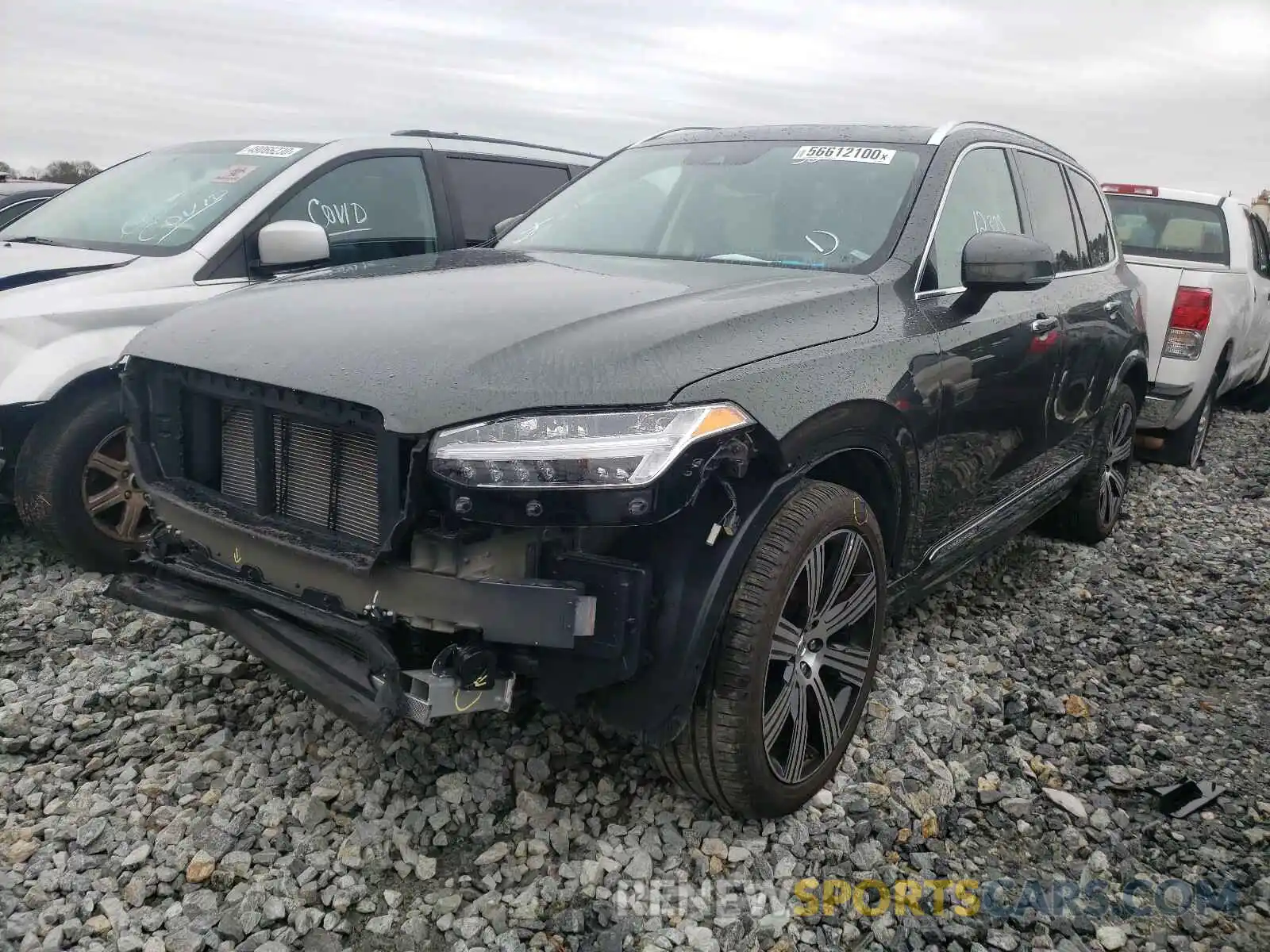 2 Фотография поврежденного автомобиля YV4A22PL7L1566579 VOLVO XC90 2020