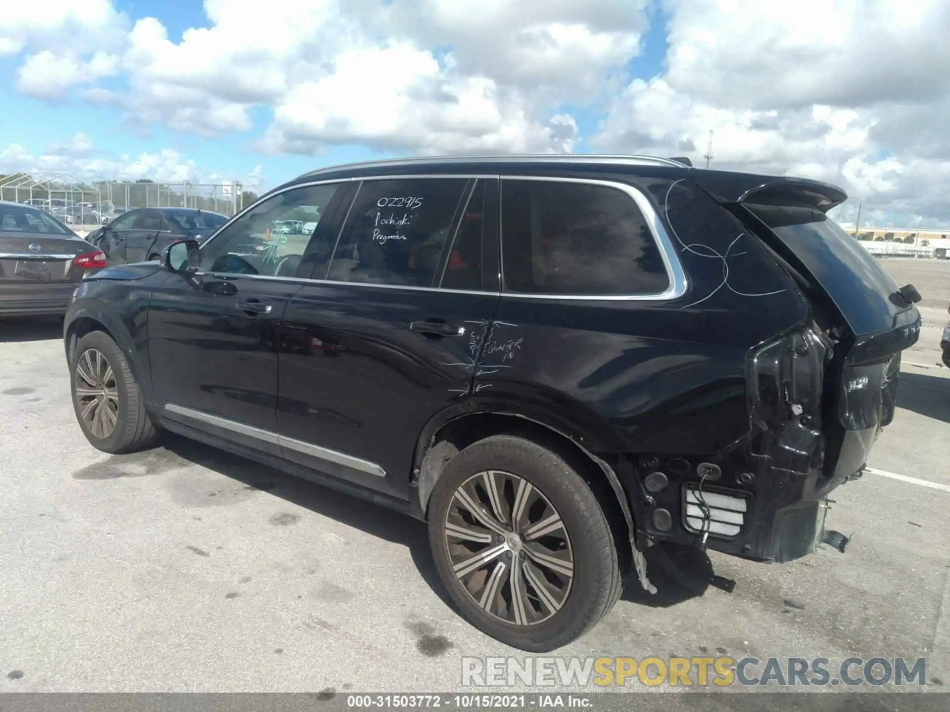 3 Photograph of a damaged car YV4A22PL8L1551346 VOLVO XC90 2020