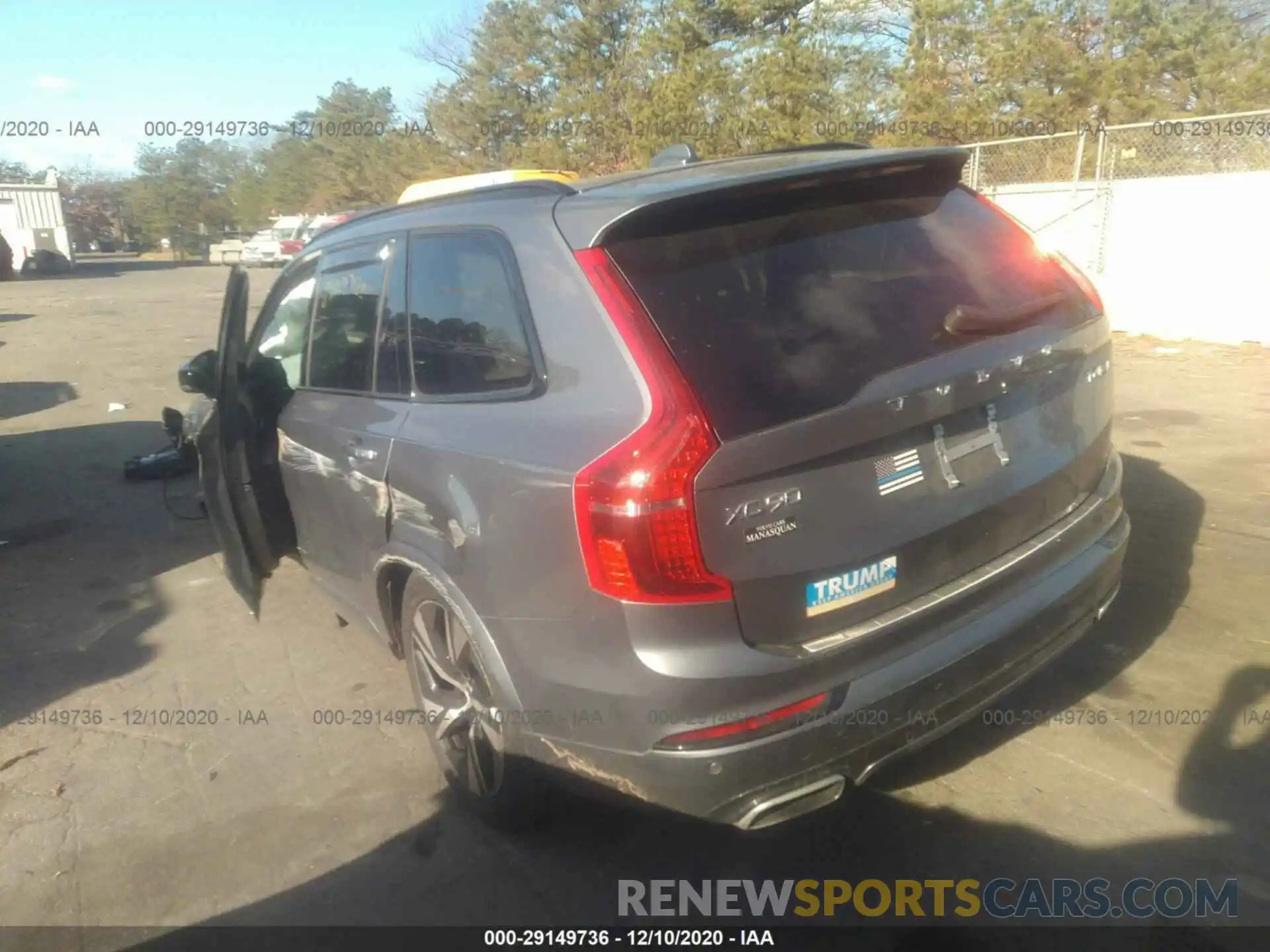 3 Фотография поврежденного автомобиля YV4A22PM2L1532977 VOLVO XC90 2020